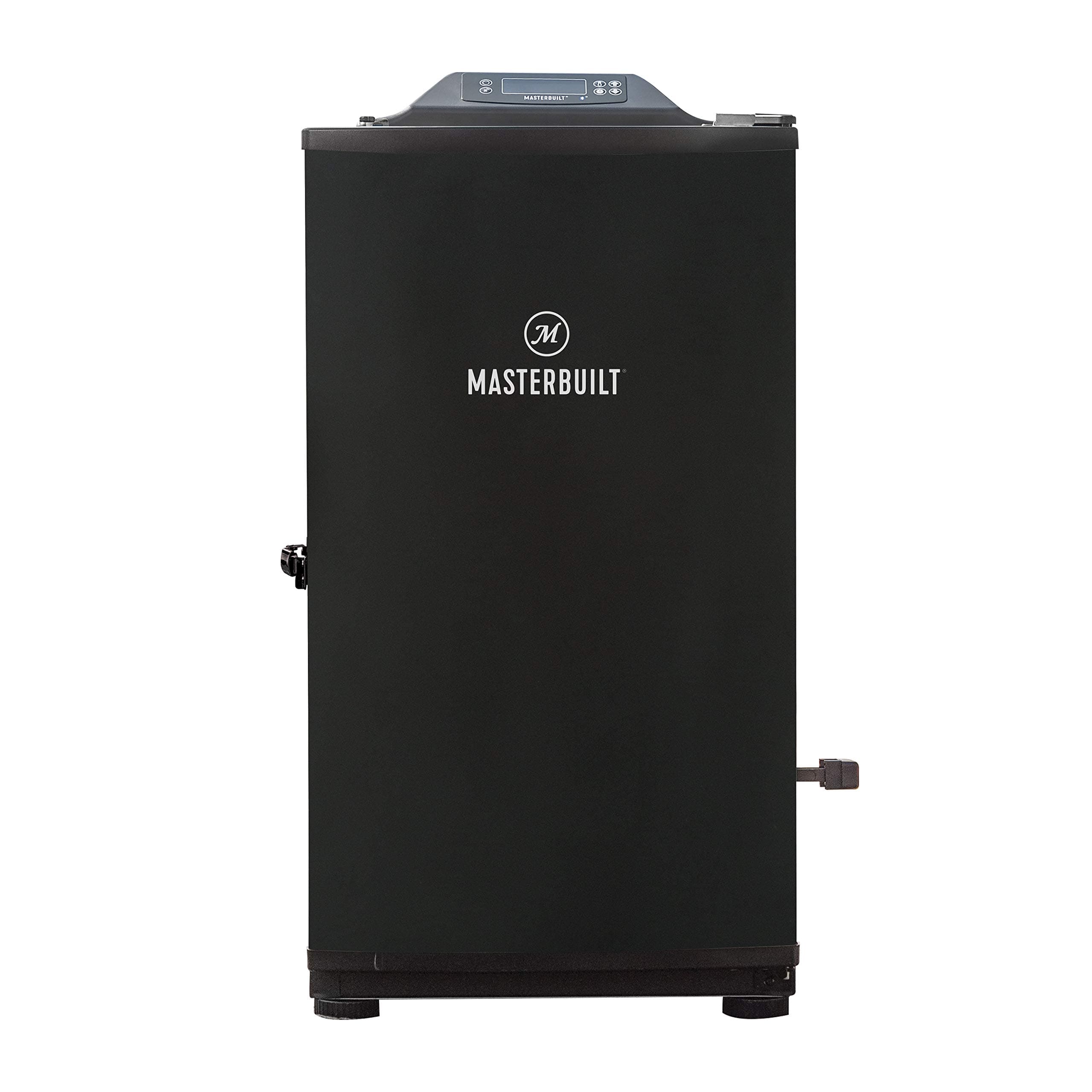 Masterbuilt MB20073420 30-inch Outdoor Digital Electric Smoker with Bluetooth & Broiler in Black