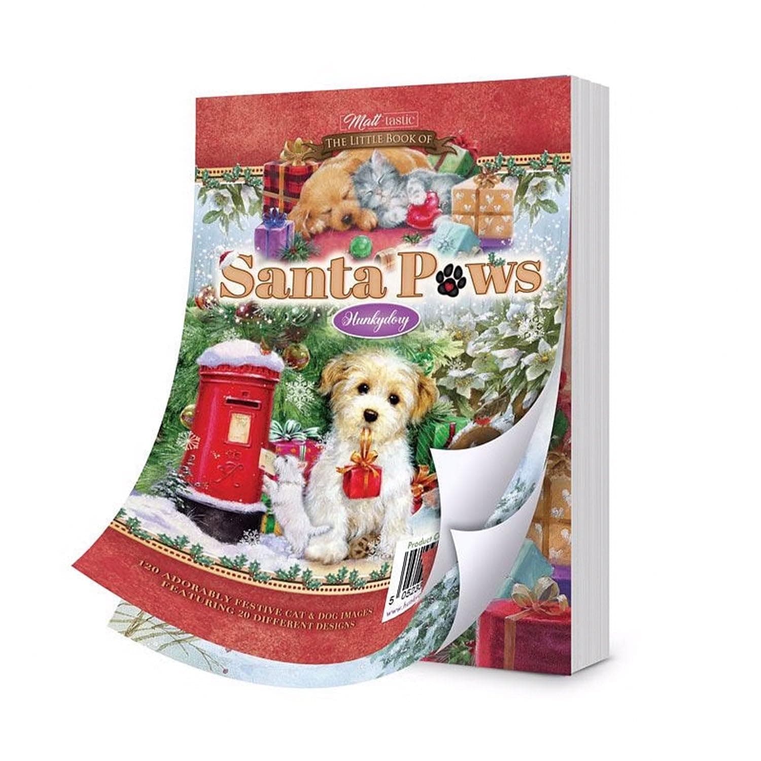 Hunkydory Crafts The Little Book of Santa Paws - LBK326