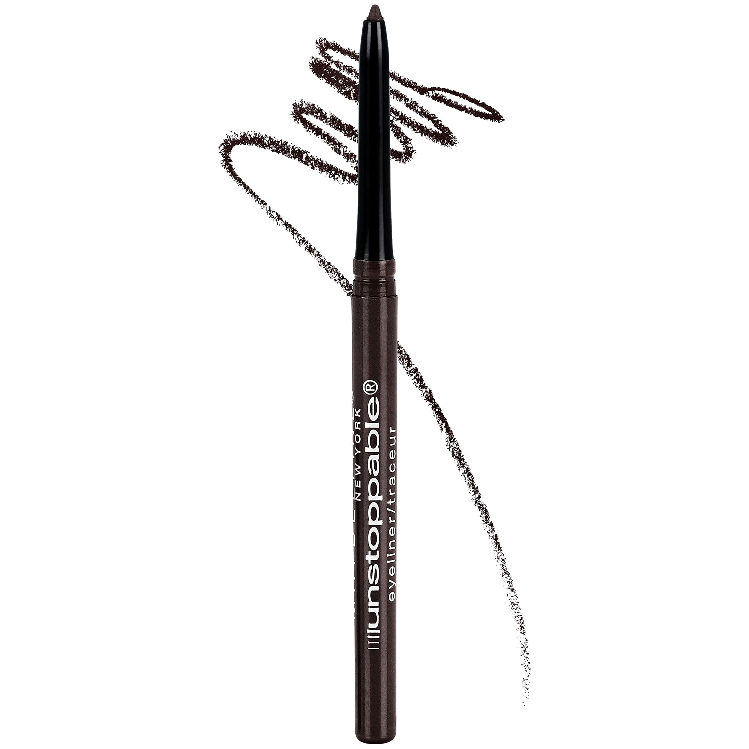 Unstoppable Waterproof Mechanical Brown Eyeliner Pencil, Easy to Apply, Smooth Glide, Up to 24 Hour Wear, Espresso