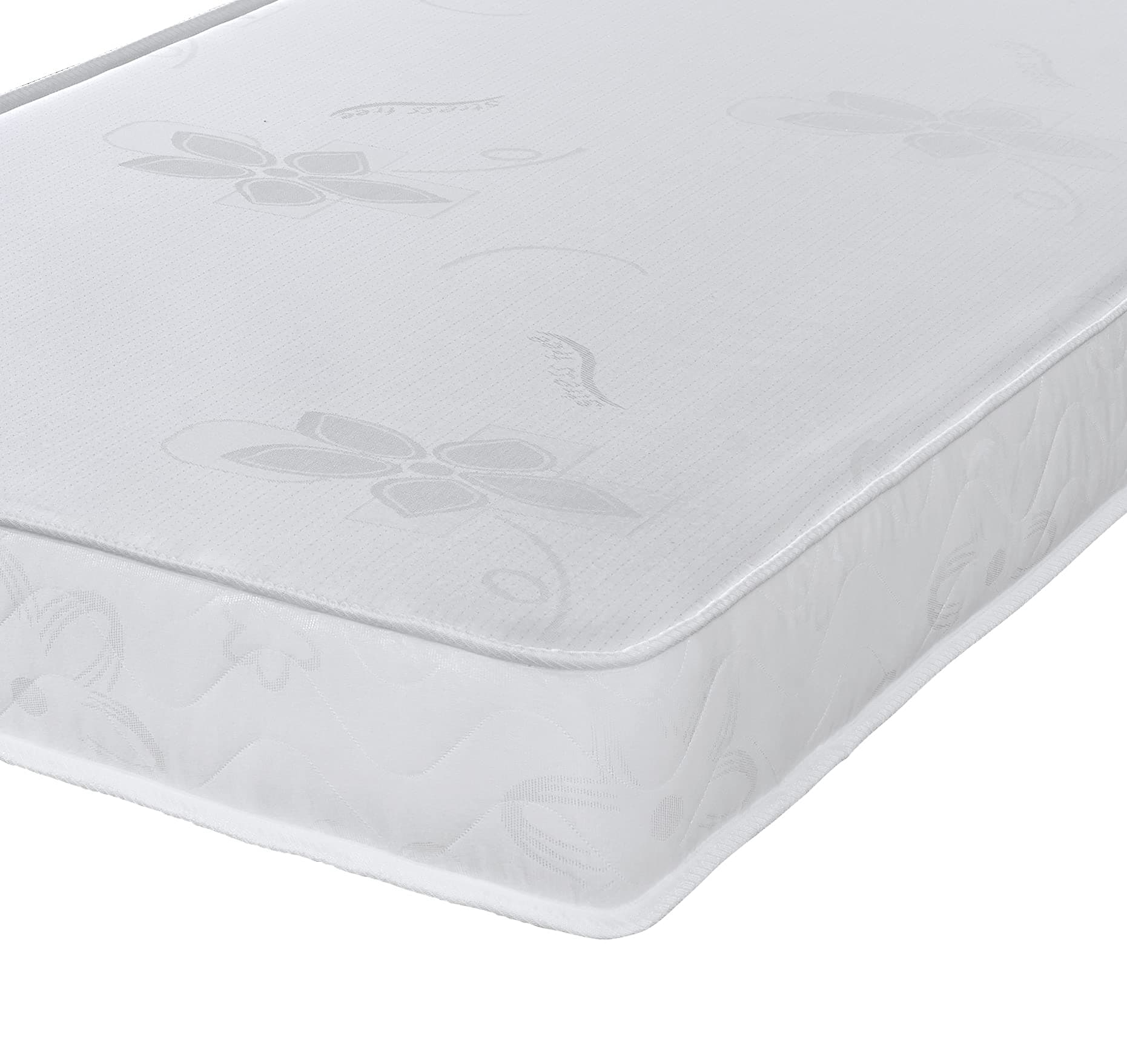 Extreme Comfort Essentials Solano Stress Free Orthopaedic Firm Support All Foam Maximum Value Mattress, Firm Feel, White, 14cms Deep, 2ft6 Small Single 75cms x 190cms