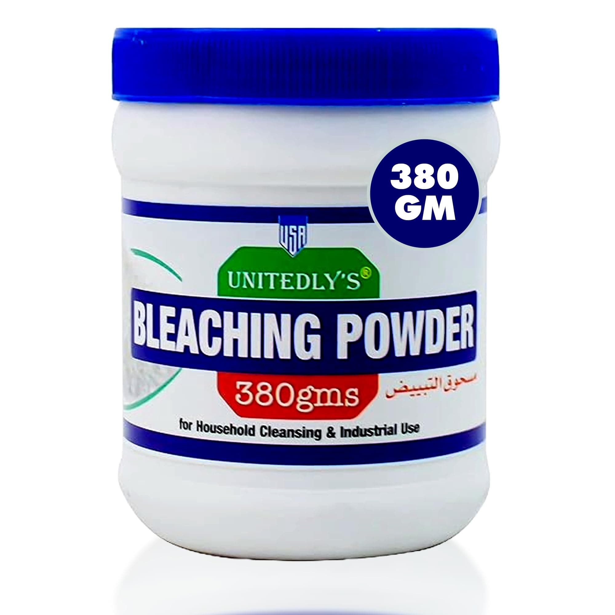 Bleaching Powder for Bathroom 380 Grams | Kitchen Cleaner | Sink Cleaner | Toilet Blockage Remover | Overhead Pipe Cleaner | All Purpose Cleaning Powder to Kill Fungus, Germs & Bacteria