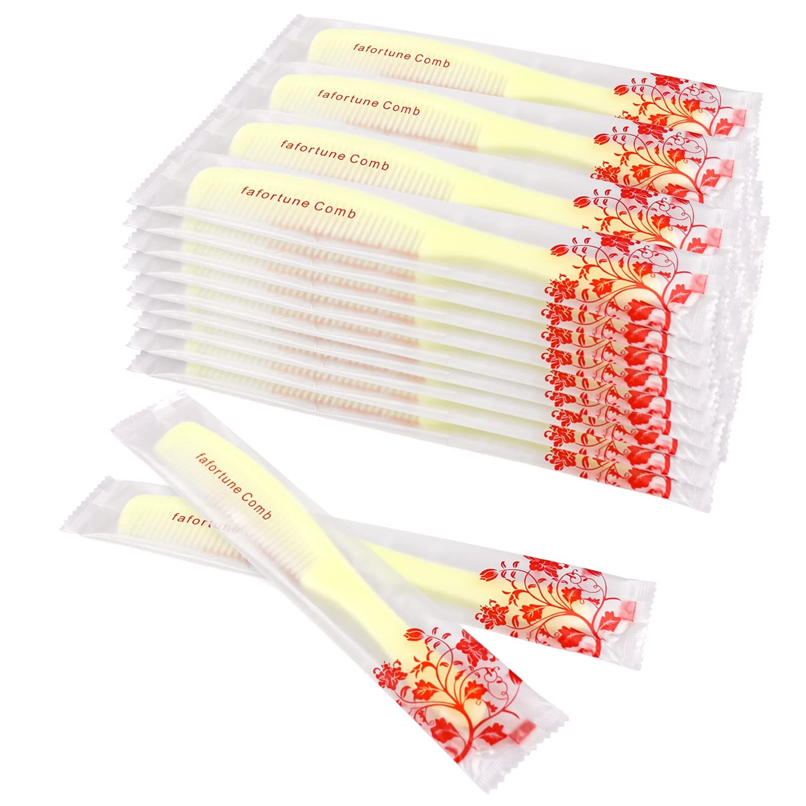 Combs Individually Wrapped,Combs In Bulk Individually Wrapped,Bulk Combs For Homeless Individually Wrapped-Suitable For Hotel,Air Bnb,Shelter/Homeless/Nursing Home/Charity/Church (60 pcs)