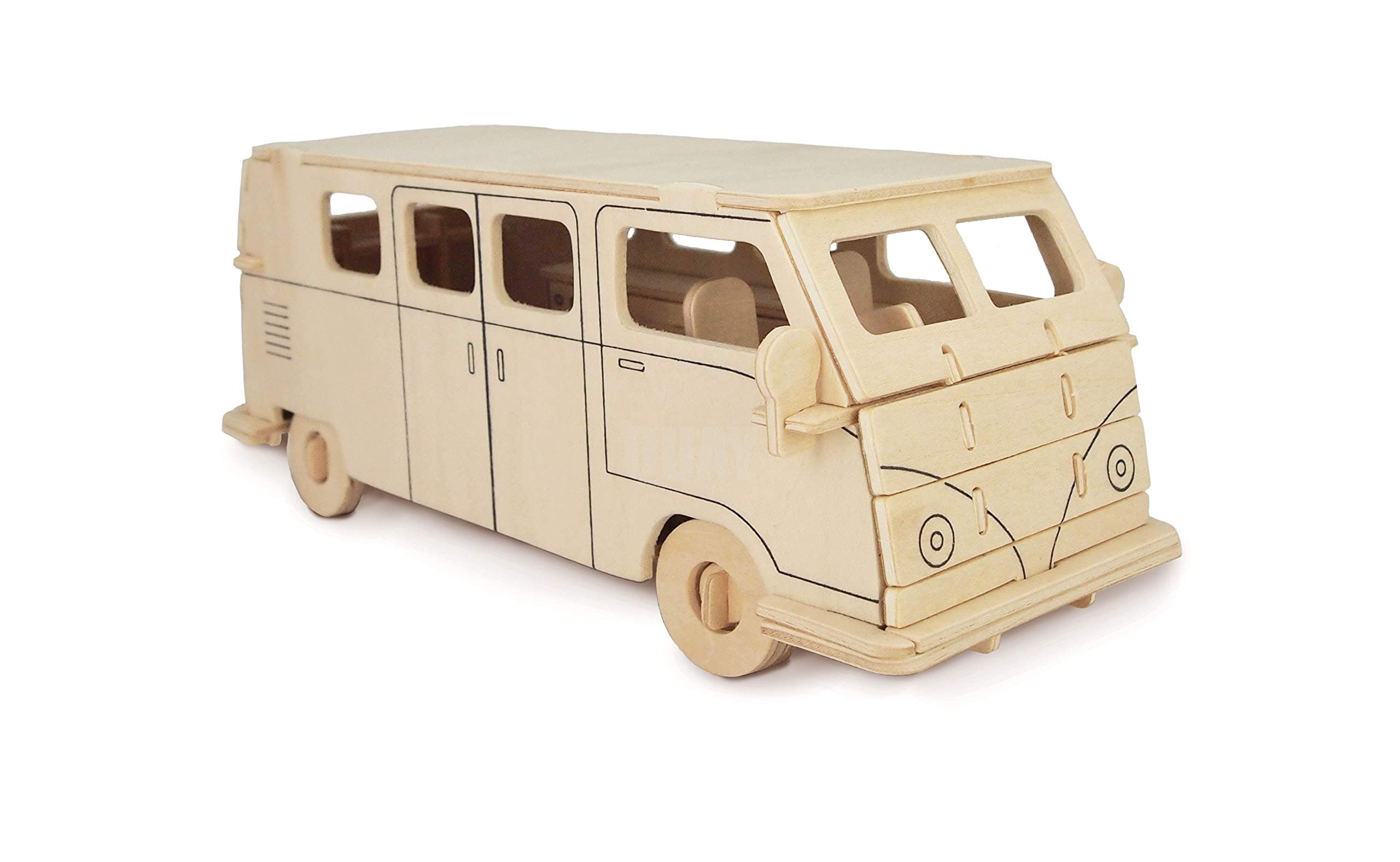 Quay Camper Van Woodcraft Construction Kit FSC