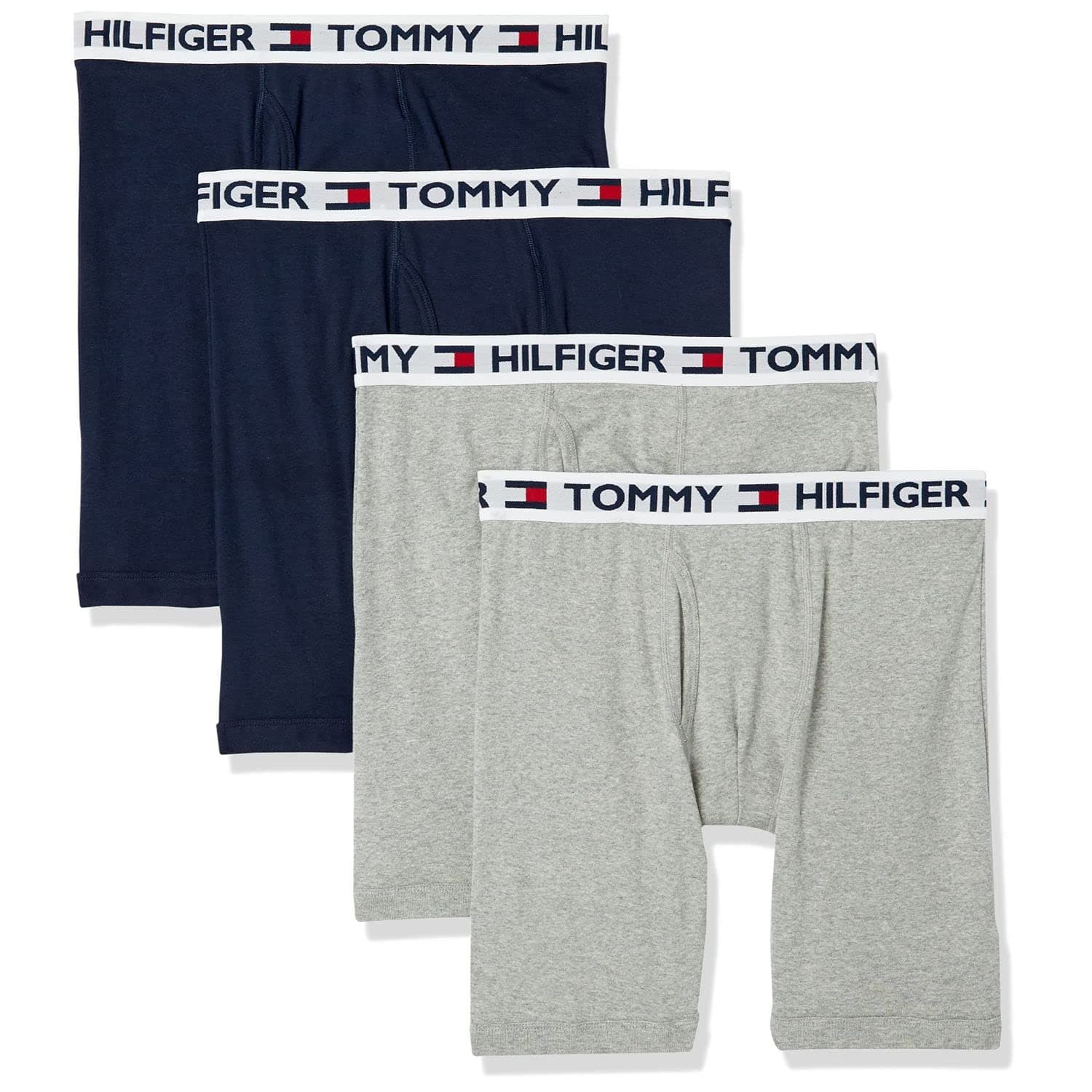 Tommy Hilfiger Men's Underwear Cotton Classics 4-pack Boxer Brief - Amazon Exclusive