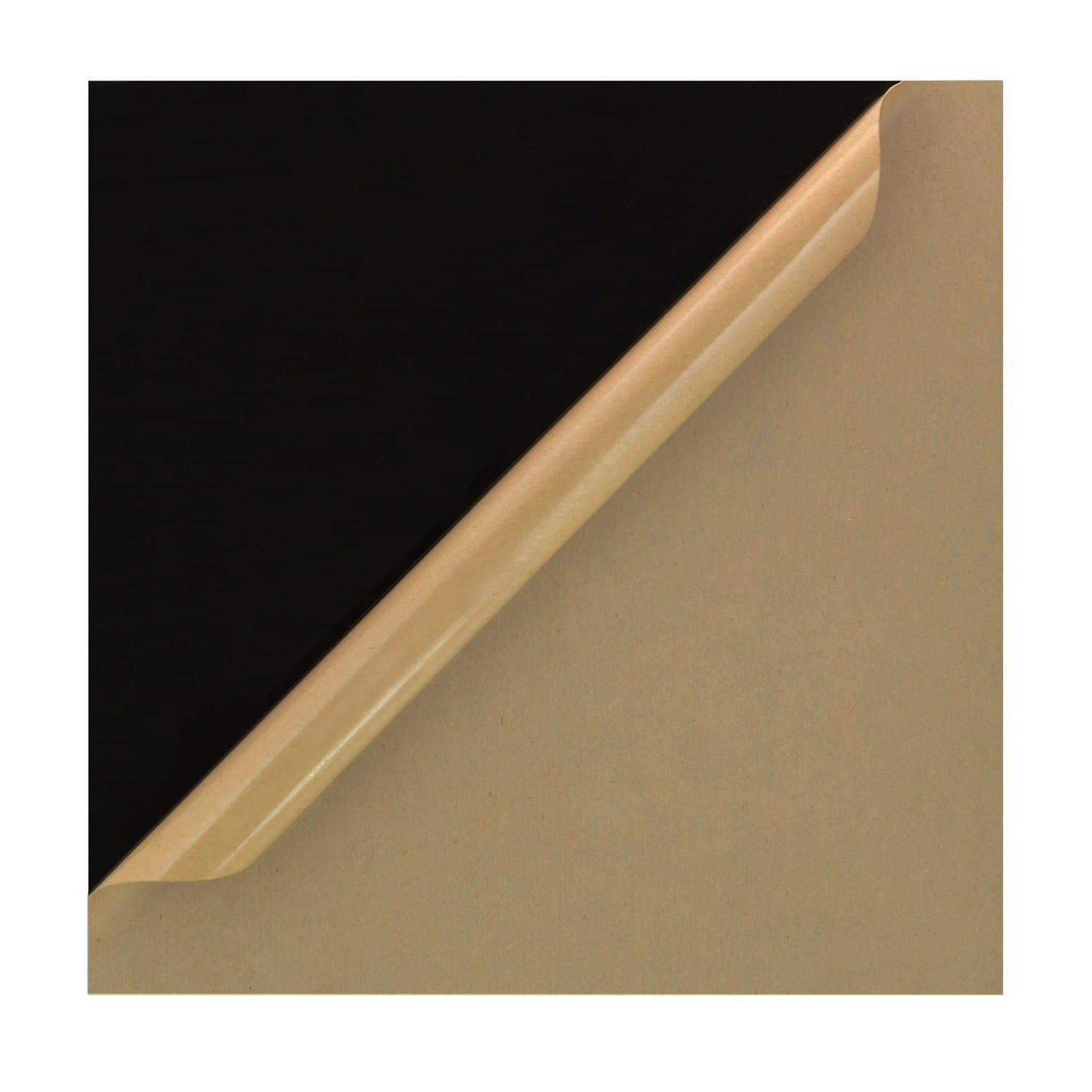 AbleDIY Black Cast Acrylic Sheet 11.850 x 11.850 Inches 0.118 Thick Opaque Non-Transparent