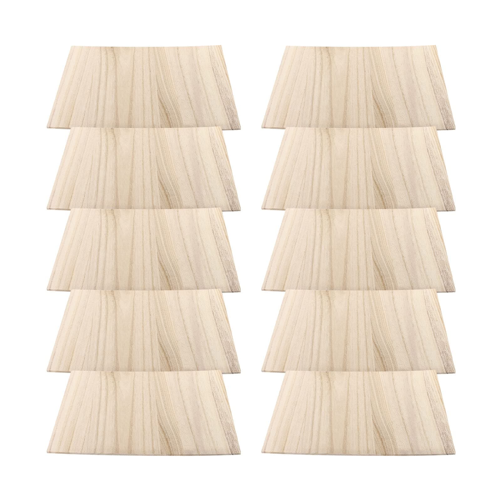 Homoyoyo 10Pcs Taekwondo Breaking Board Rebreakable Boards Wood Breaking Boards Balsa Wood Sheets Taekwondo Training Accessory for Arts Karate Practice Performing