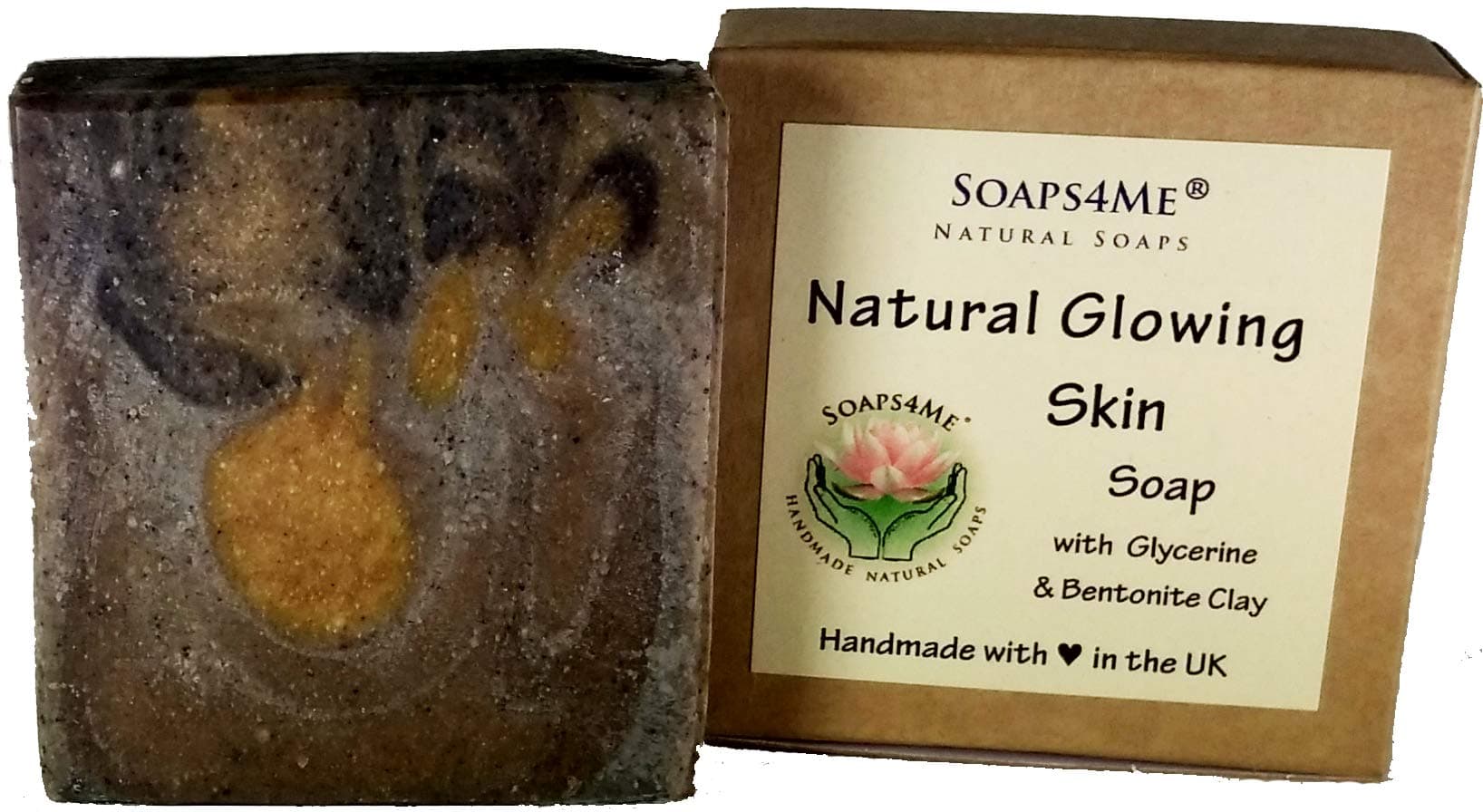 Natural Glowing Skin Natural Handmade Soap | Glycerine | Bentonite Clay | Kaolin Clay | Green Clay | Acai Berry | Shea Butter