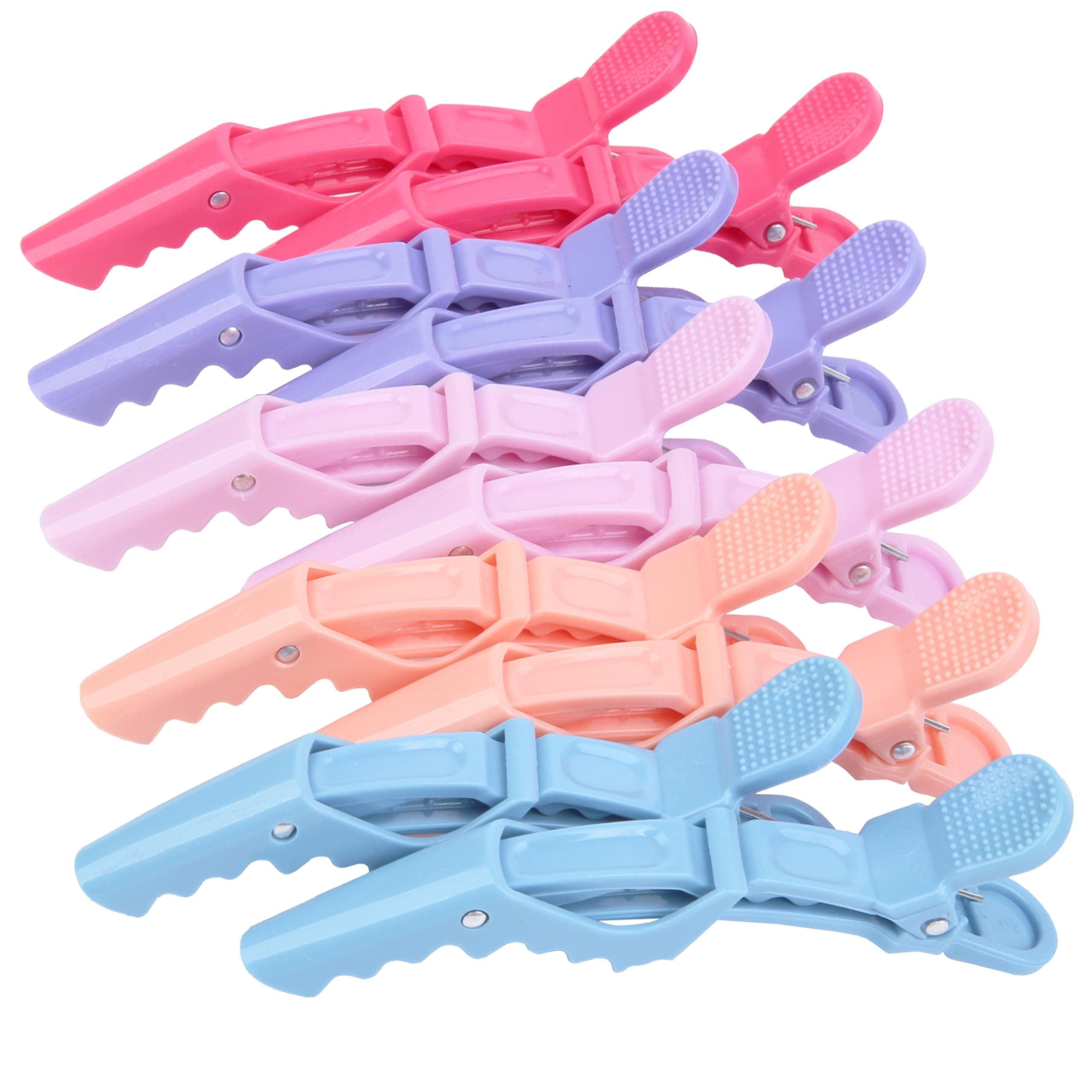 HH&LL Hair Clips for Women 10 Pack Wide Teeth & Double-Hinged Design Alligator Styling Sectioning Clips of Professional Hair Salon Quality
