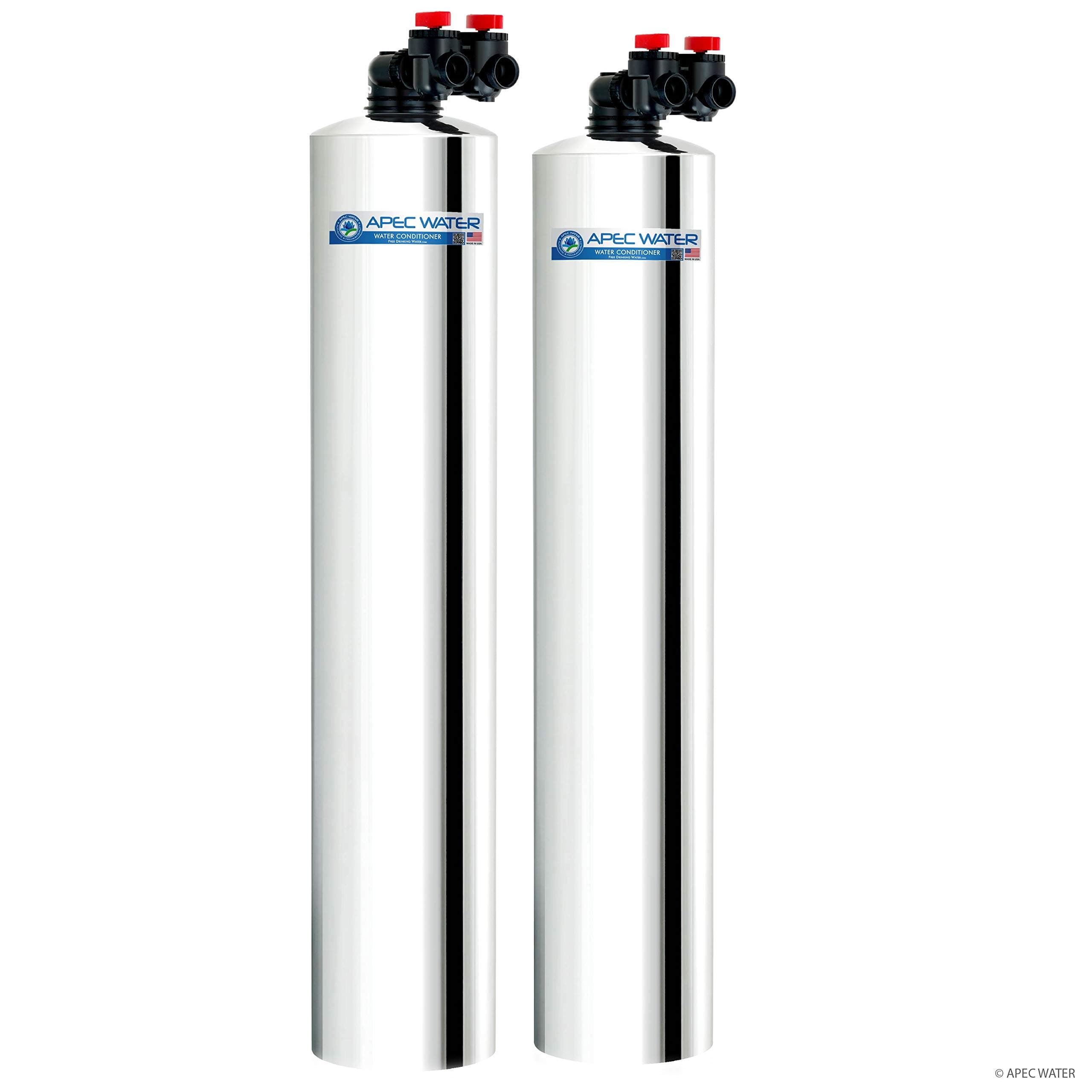 APEC Water Systems WH-SOLUTION-10 Whole House Water Filter & Salt Free Water Softener Systems for 1-3 Bathrooms