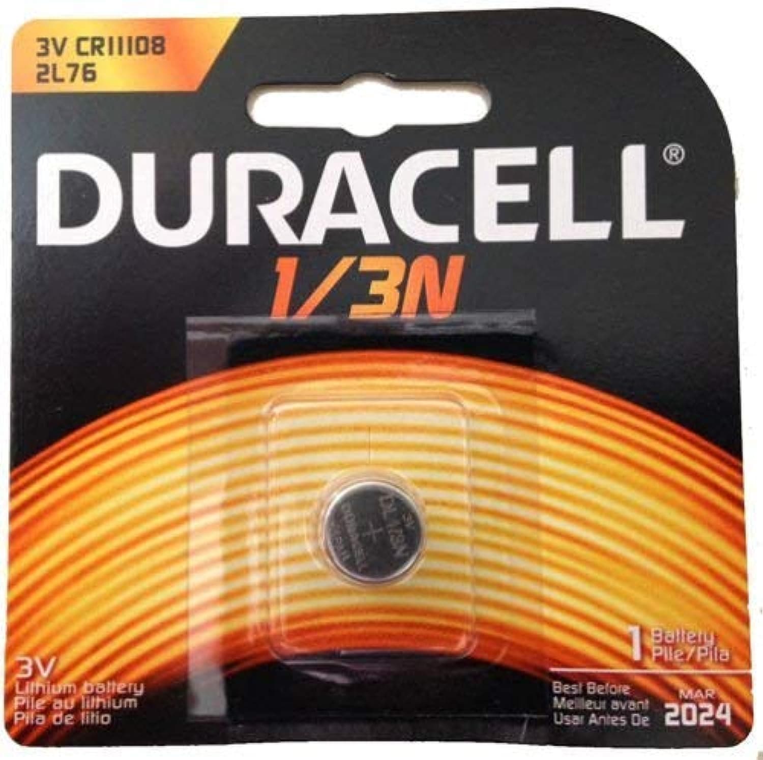 Duracell 2L76 1/3N CR1-3N DL1/3N K58L 3V Lithium Battery