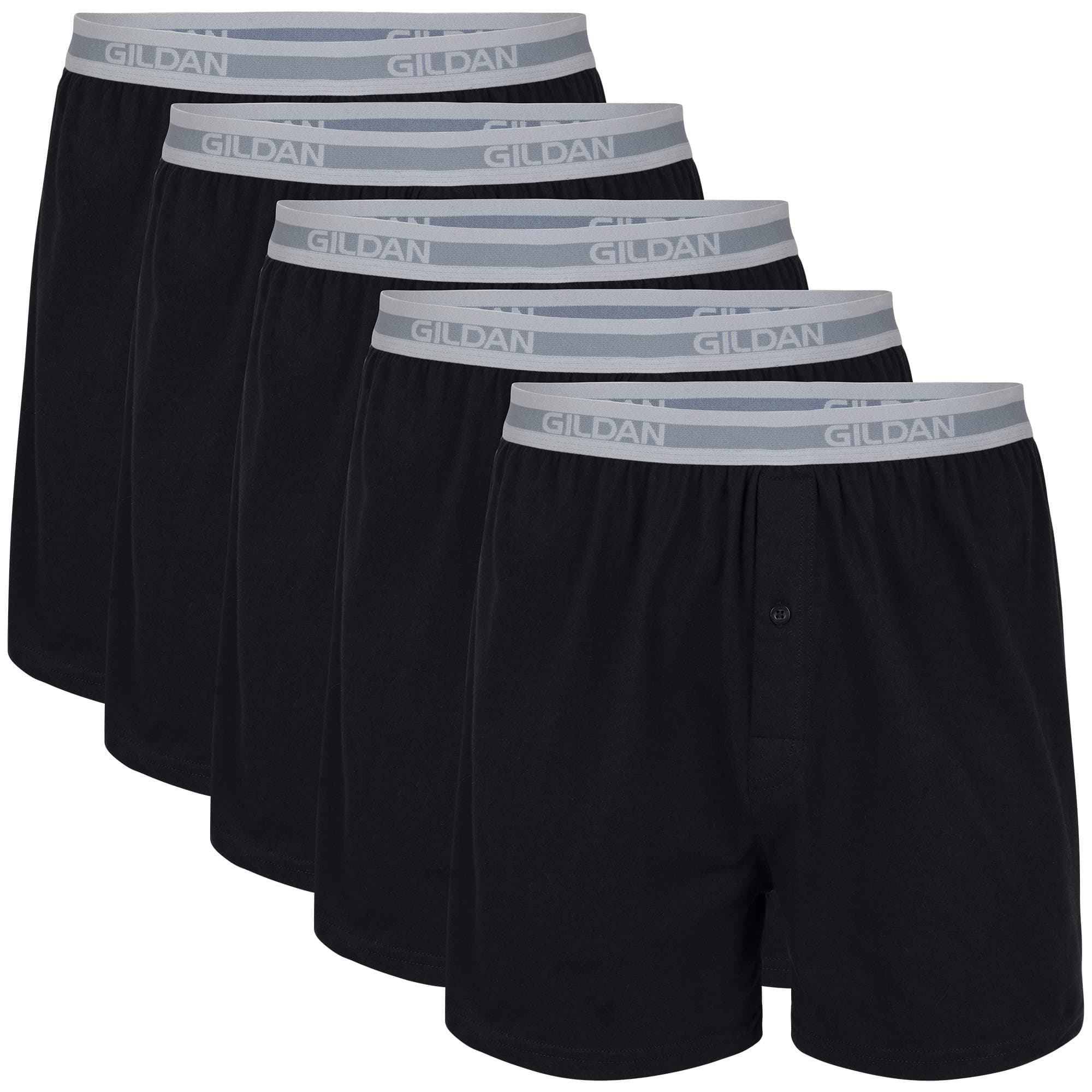 mens Knit Boxers Multipack Boxer Briefs (pack of 5)