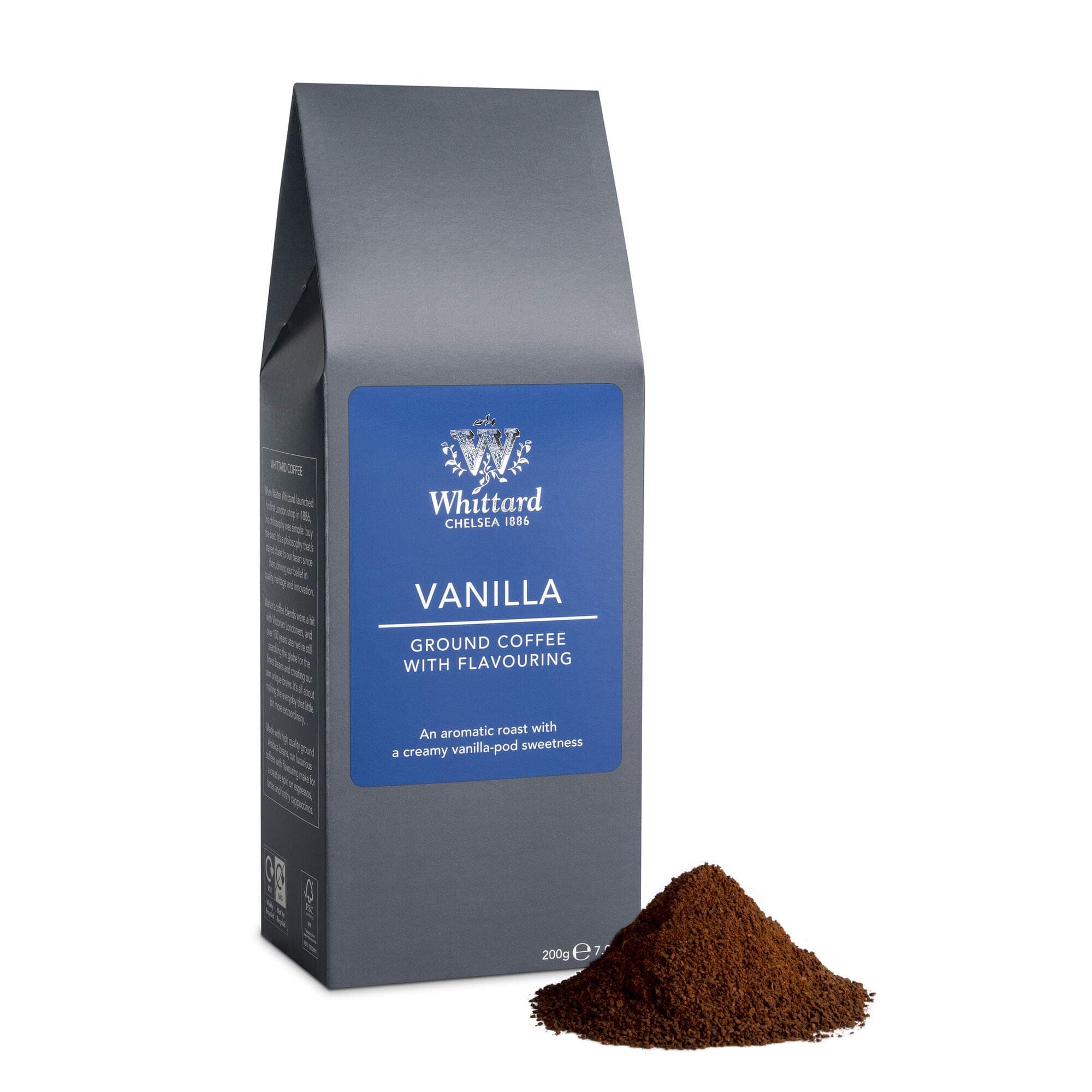 of Chelsea Vanilla Flavour Ground Coffee 200g