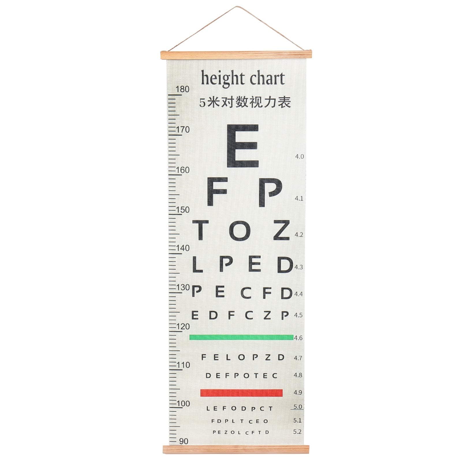 Healifty Eye Chart Pocket Eye Chart Snellen Pocket Eye Chart Rosenbaum Pocket Eye Chart for Home Eye Exams Standard Visual Testing Chart
