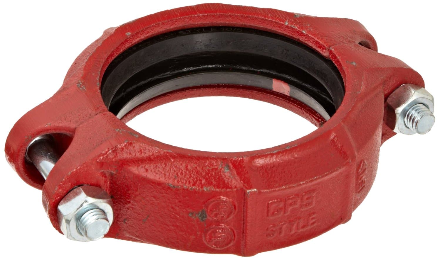 Dixon L03 Ductile Iron Series L Pipe and Welding Fitting, Quick Release Coupling with EPDM Gasket, 3" Size x 3-1/2" Pipe OD