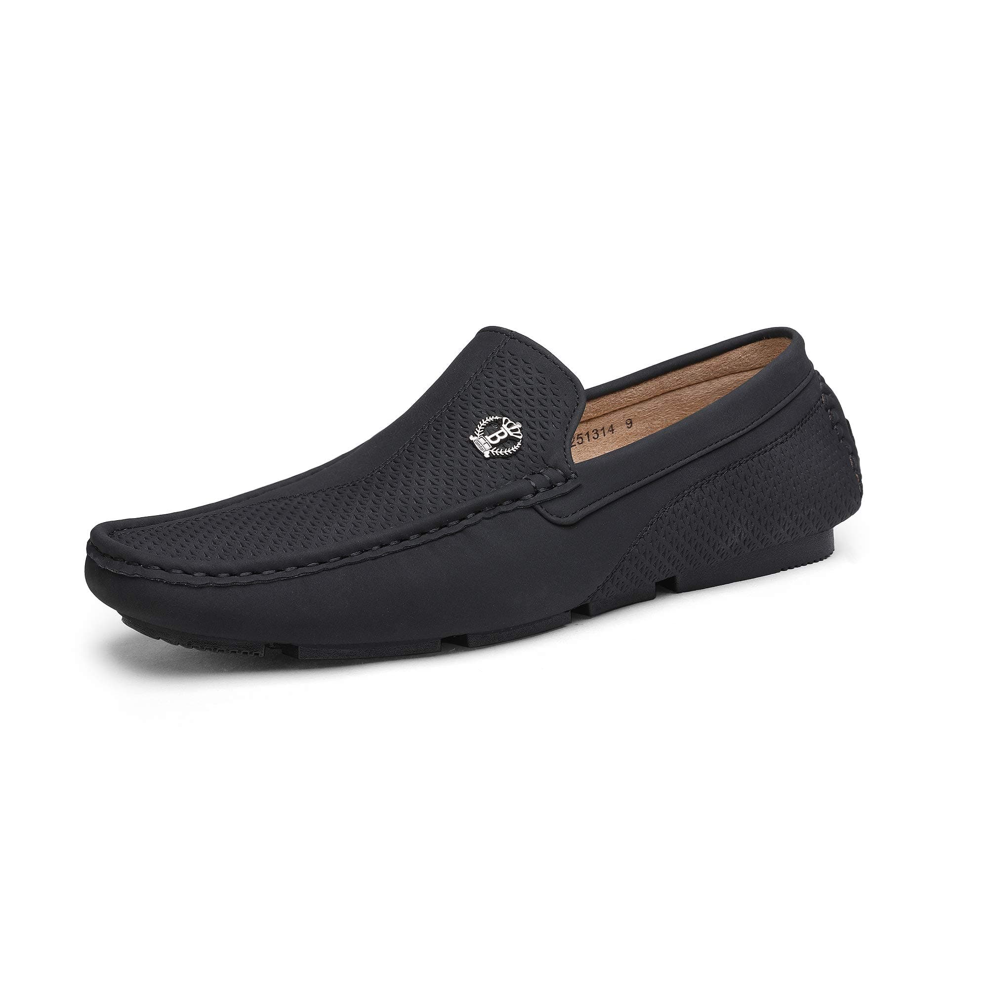Men’s Slip-on Formal Loafers Shoes, Man Classic Breathable Moccasins Flats Shoes and Comfortable Walking Shoes in Business, Casual Driving and Wedding