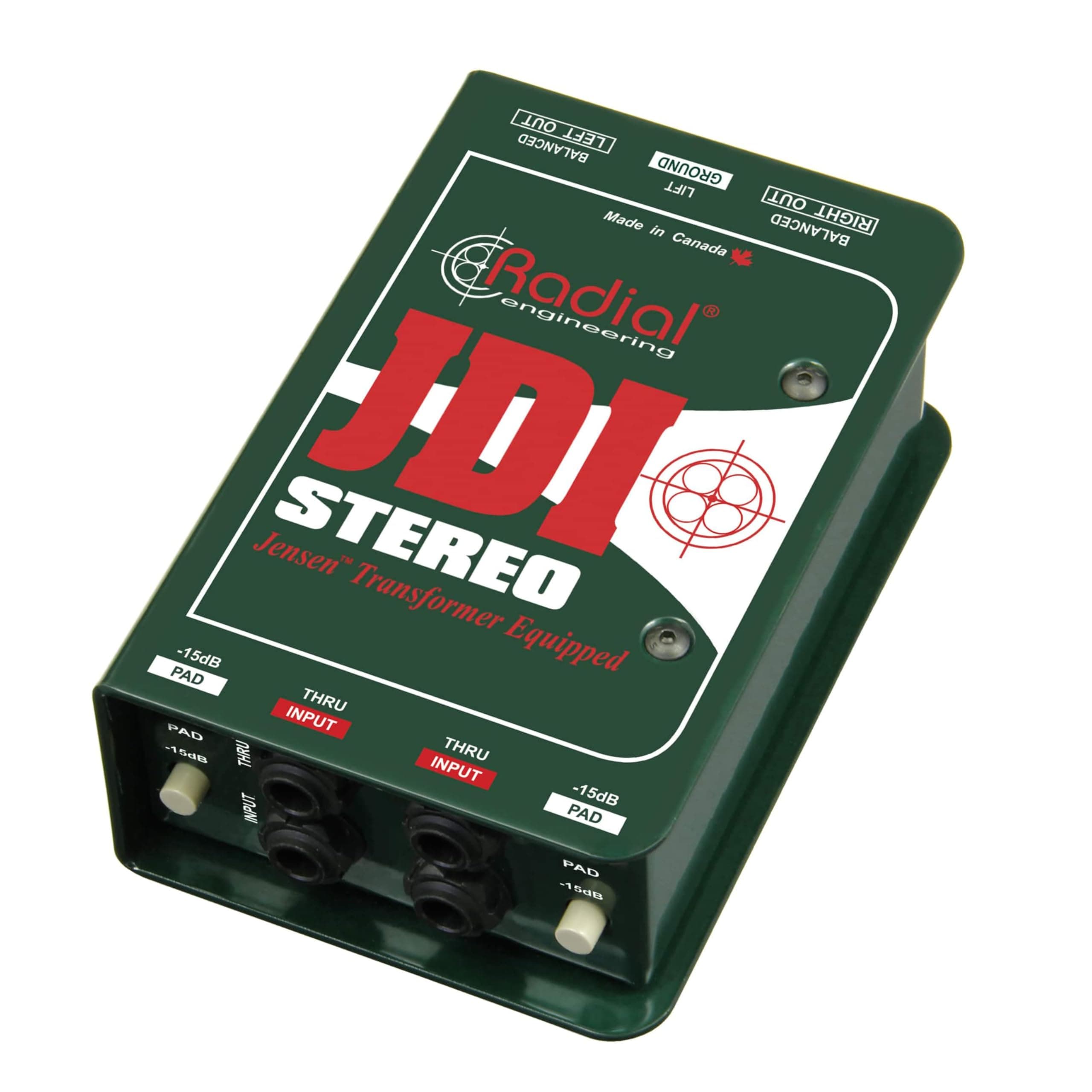 Radial JDI Stereo Premium Passive DI - DI Box