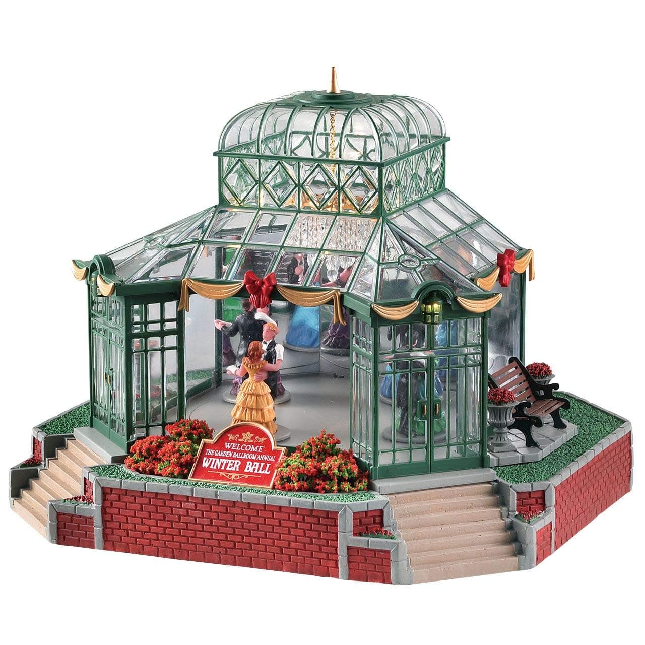 Lemax 75189 - The Garden Ballroom - Garden Ballroom - New 2018 - Caddington Village - Animated & Illuminated & with Sound - Christmas World/Christmas Village