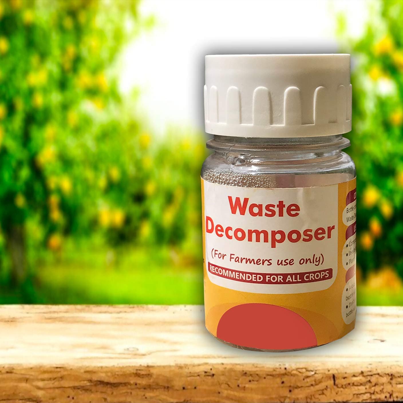 Waste Decomposer Plastic NCOF Ghaziabad Bottle Wdc Waste Decomposer- Pack of 4