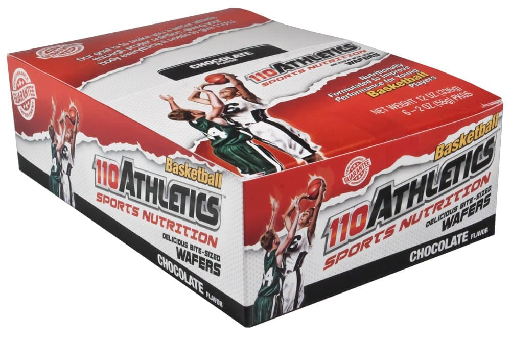 110Athletics Basketball Wafers, Chocolate, 12 Ounce