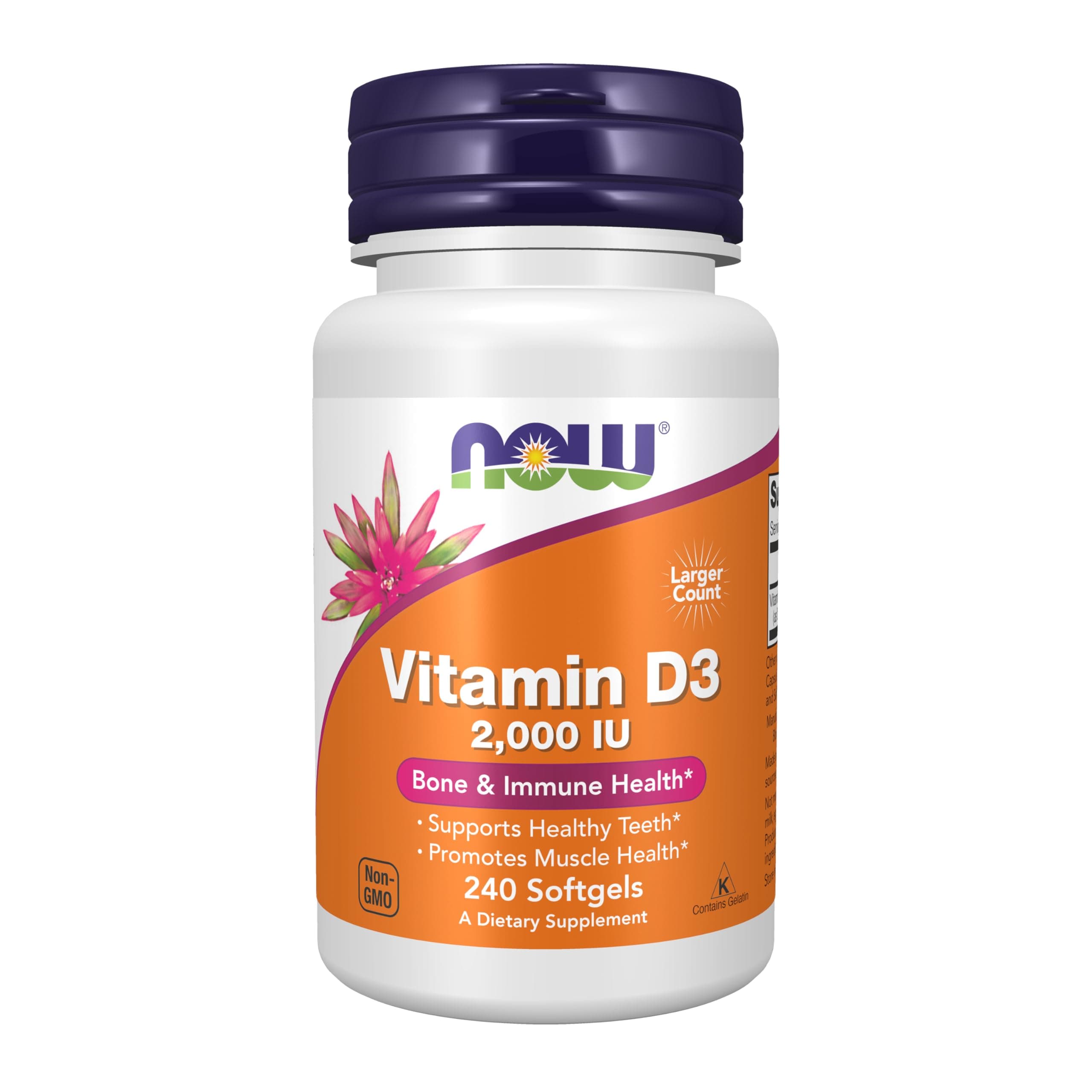 Now Foods Vitamin D3 2000iu 240 Softgels