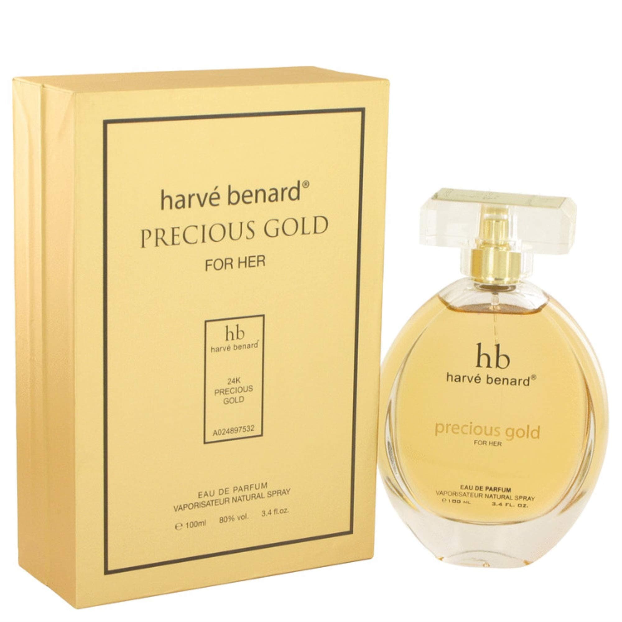 Precious Gold By Harve Benard Eau De Parfum Spray 3.4 Oz Women