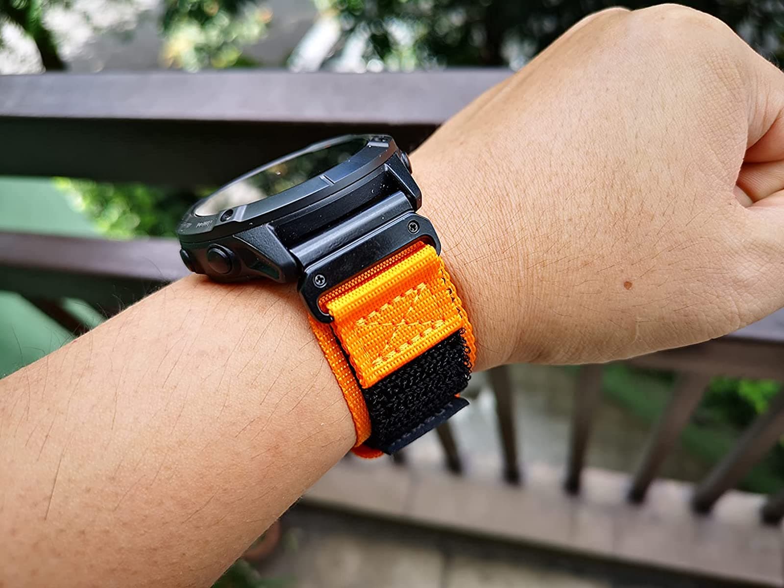 Compatible with Garmin Watch Band, Super Strong Nylon Sport Band with Woven Buckle, for Firthnix/Forerunner/Vivoactive/Approach/MARQ/Quatix/D2 Series