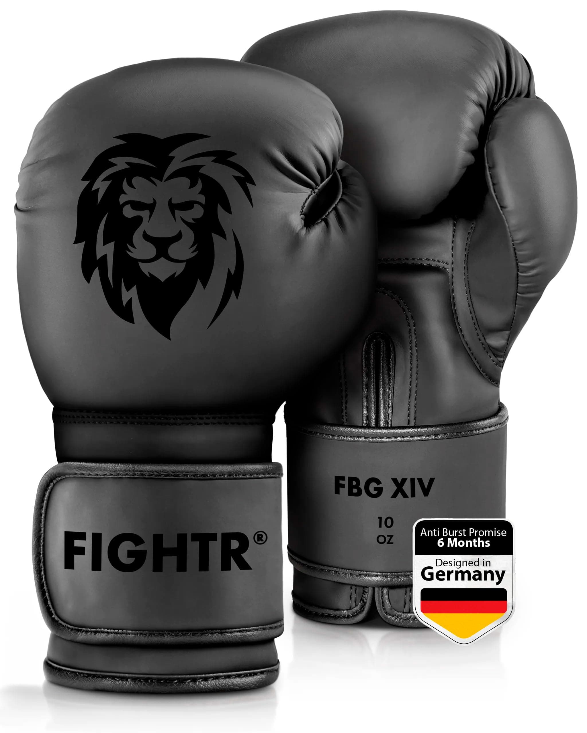 FIGHTR® Premium Boxing Gloves - Ideal Stability & Impact Strength | Punching Gloves for Boxing, MMA, Muay Thai, Kickboxing & Martial Arts | Includes Carry Bag