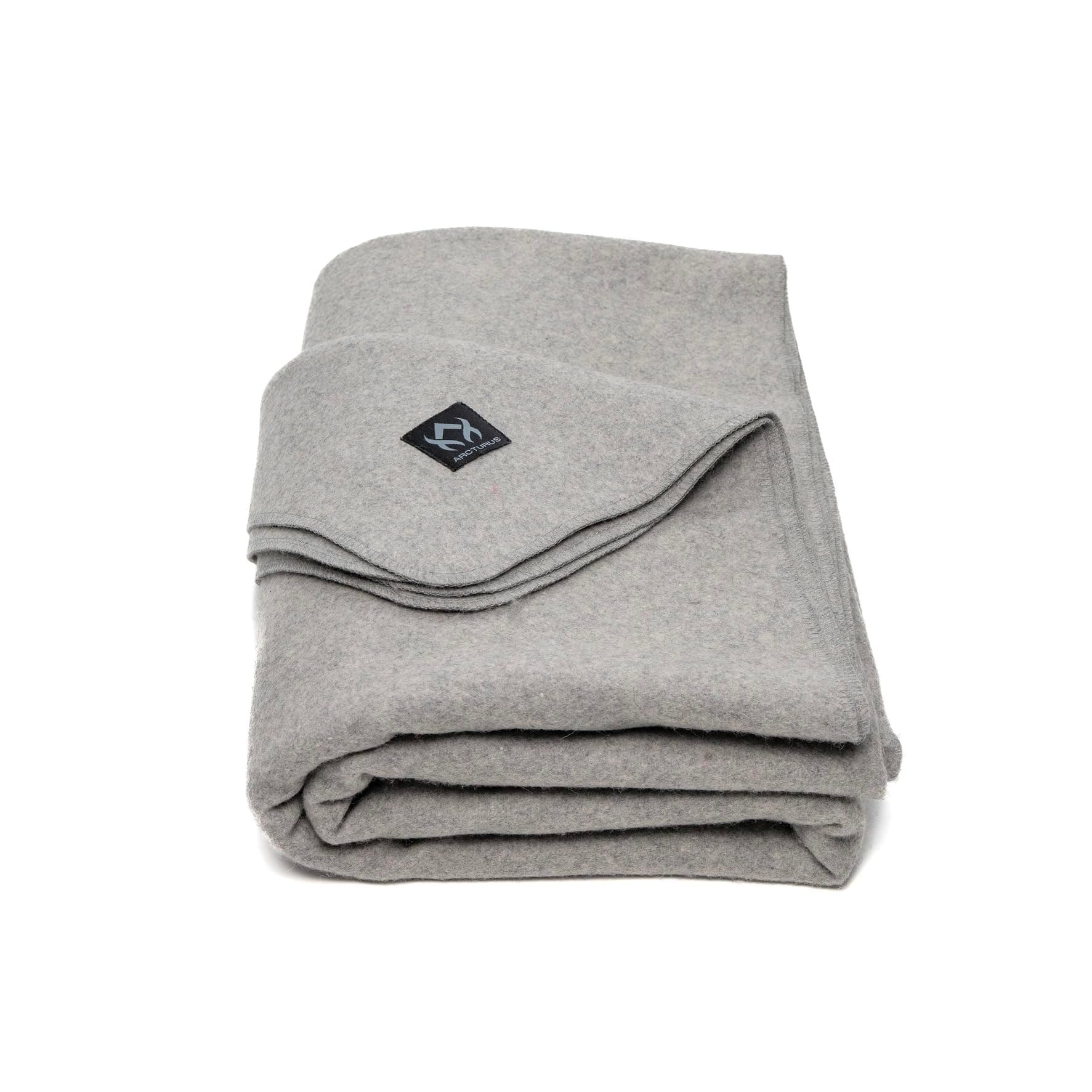 Arcturus Military Wool Blanket - Warm, Thick, Washable - Great for Outdoors, Camping, Stadium Blanket, Picnics, Travel - Car & Bushcraft Survival Kits