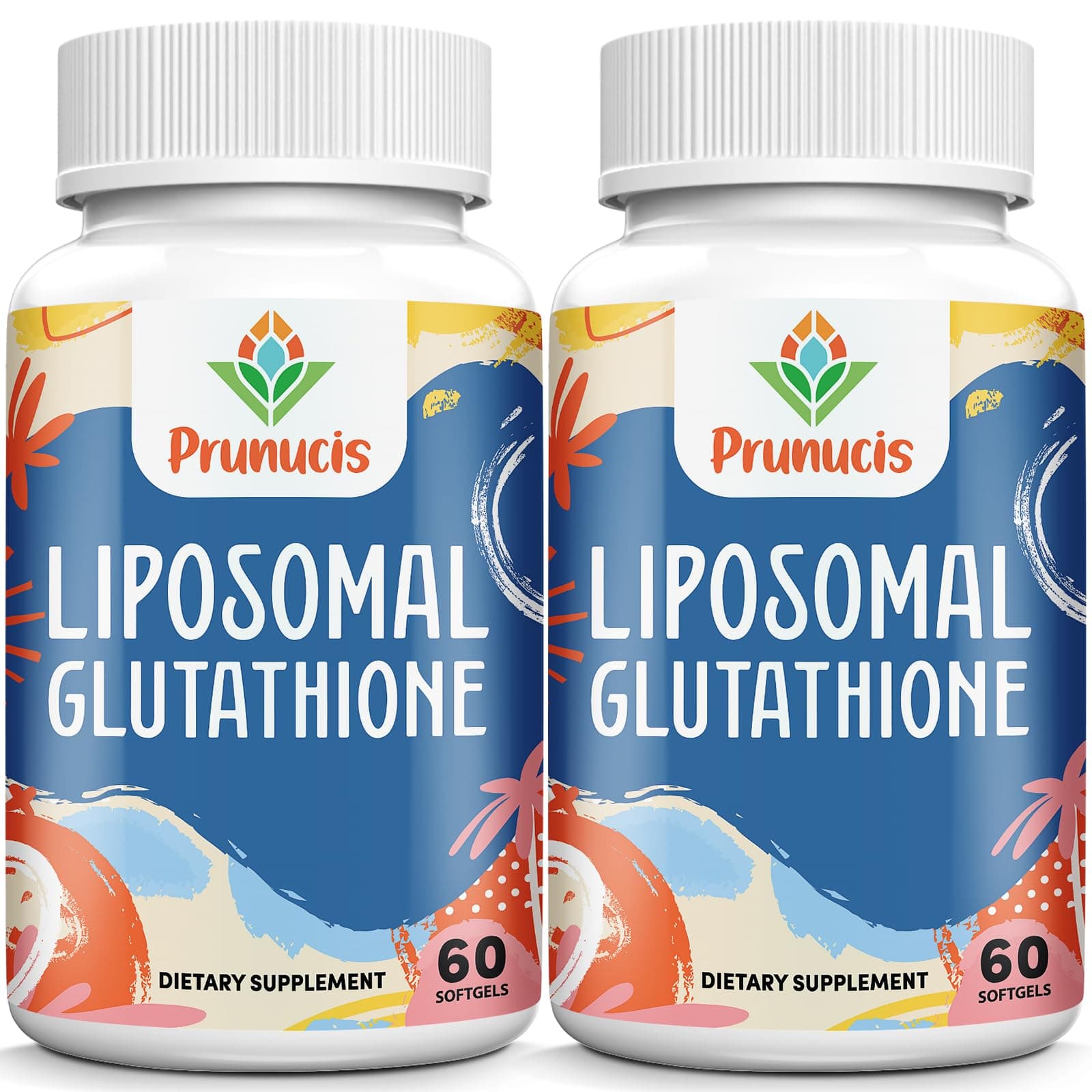 2400MG Liposomal Glutathione, with Vitamin C, Milk Thistle & Alpha-Lipoic Acid, Master Antioxidants, Pure Reduced L-Glutathione - Immune System, Cell Repair, Energy, High Absorption, 120 Softgels