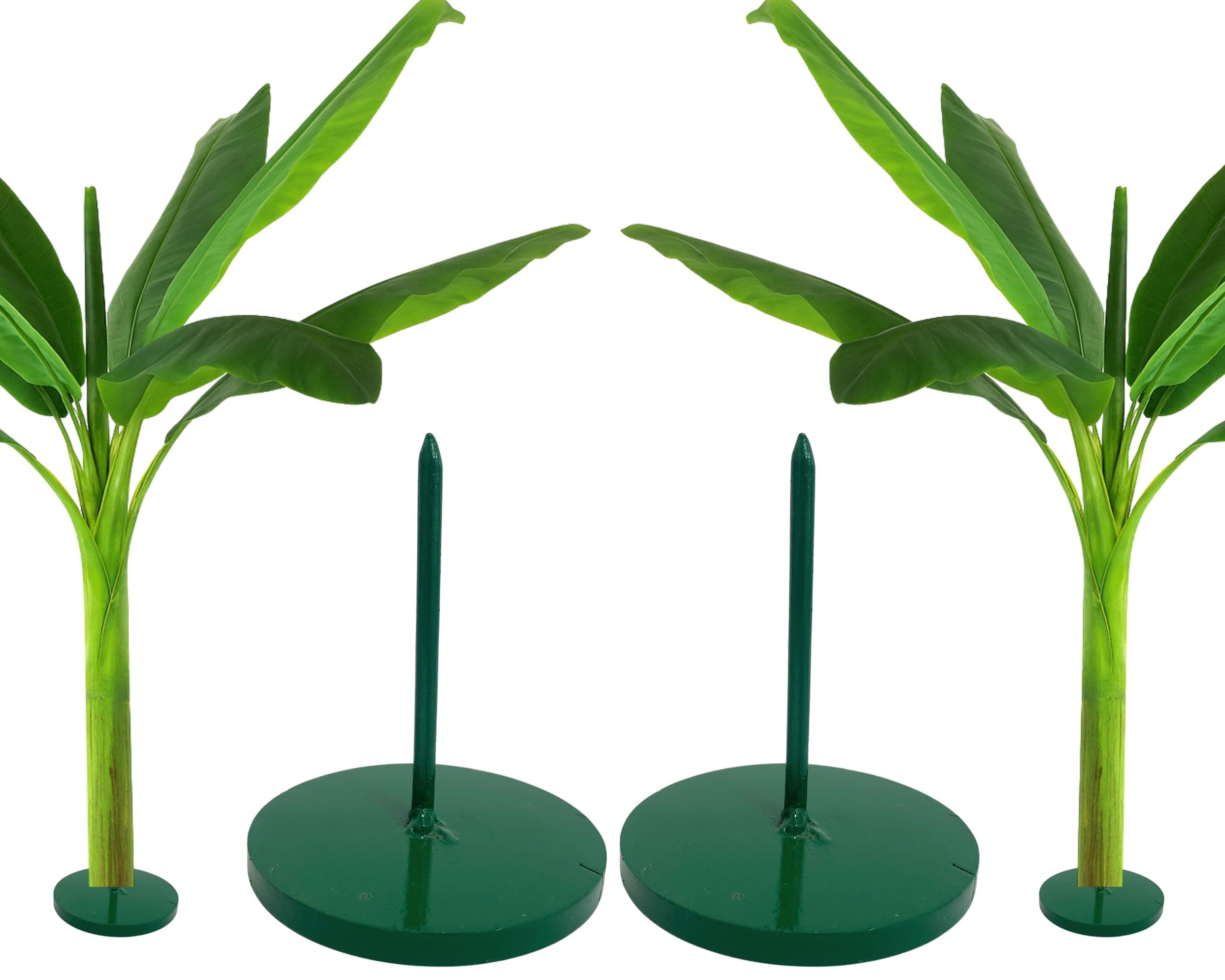Daedal crafters Pair of Banana Stem Stands for Festival Decoration, Metal Stand for Holding Banana Tree/Stem for for Pooja, Varalakshmi & Festival Use, Ideal for Religious Decor & Temple Ceremonies