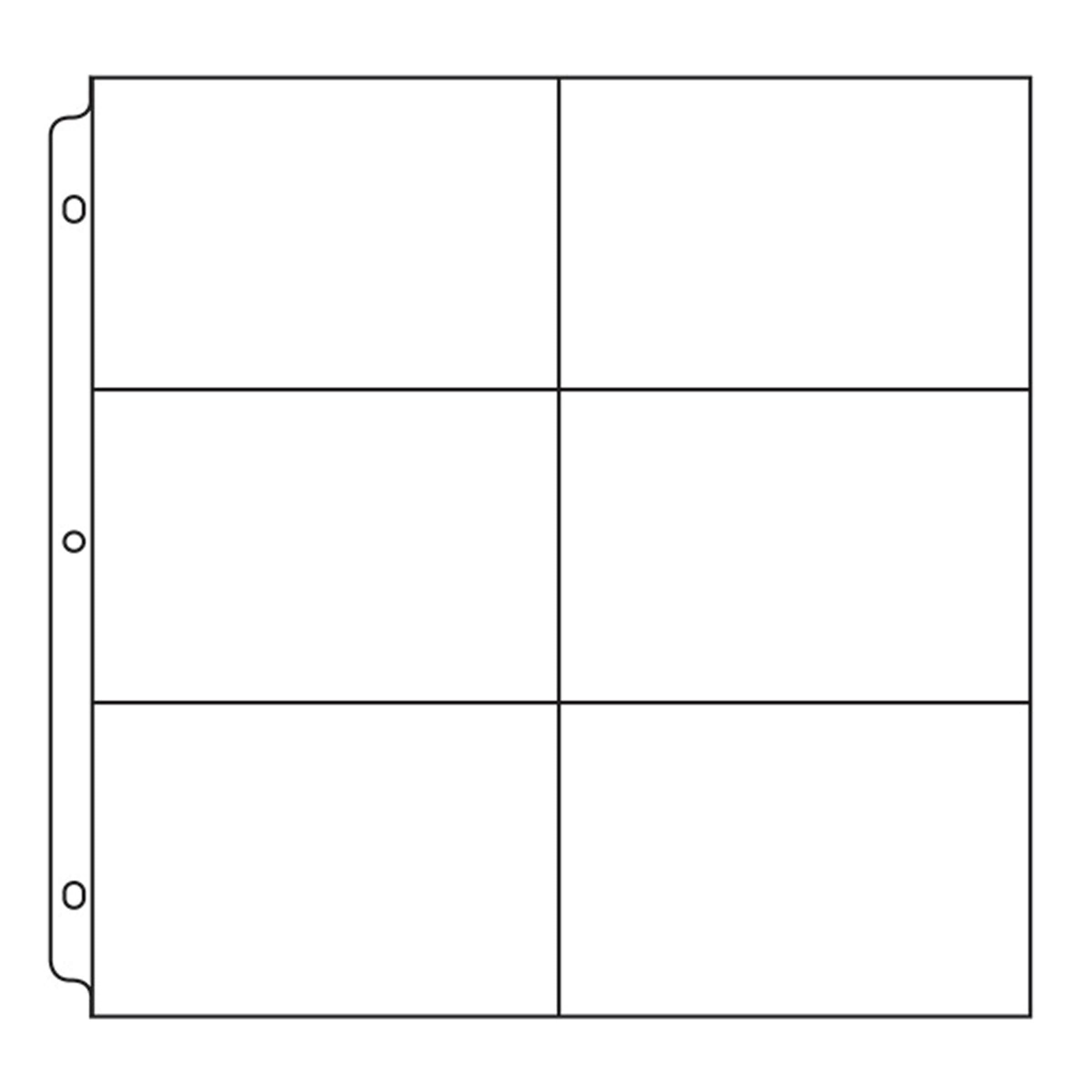 We R Memory Keepers 12 X 12 inch (6-4 X 6-Inch Pockets) 3-Ring Album Photo Sleeve Protectors, 10 PK