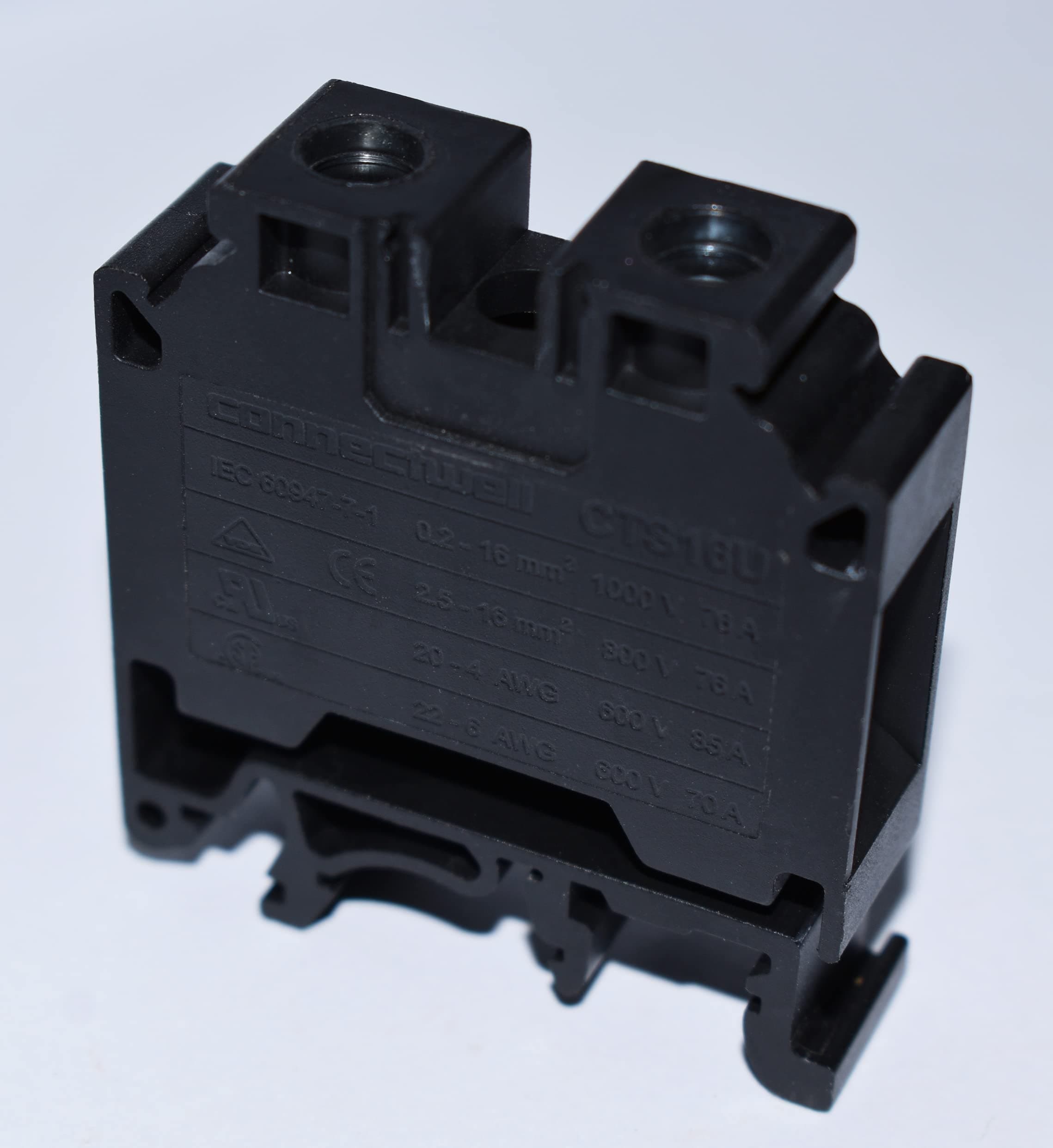 CONNECTOR CTS16U BLACK (10)