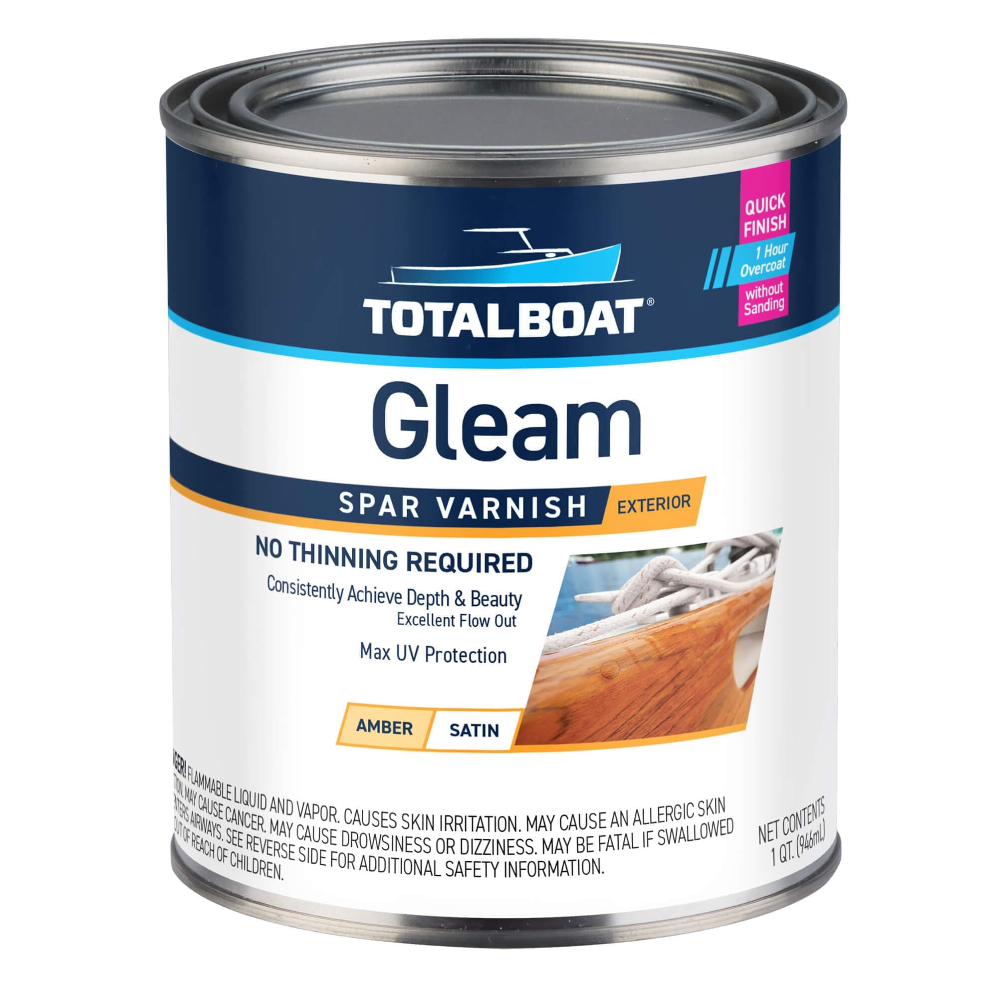TotalBoat Gleam Marine Spar Varnish