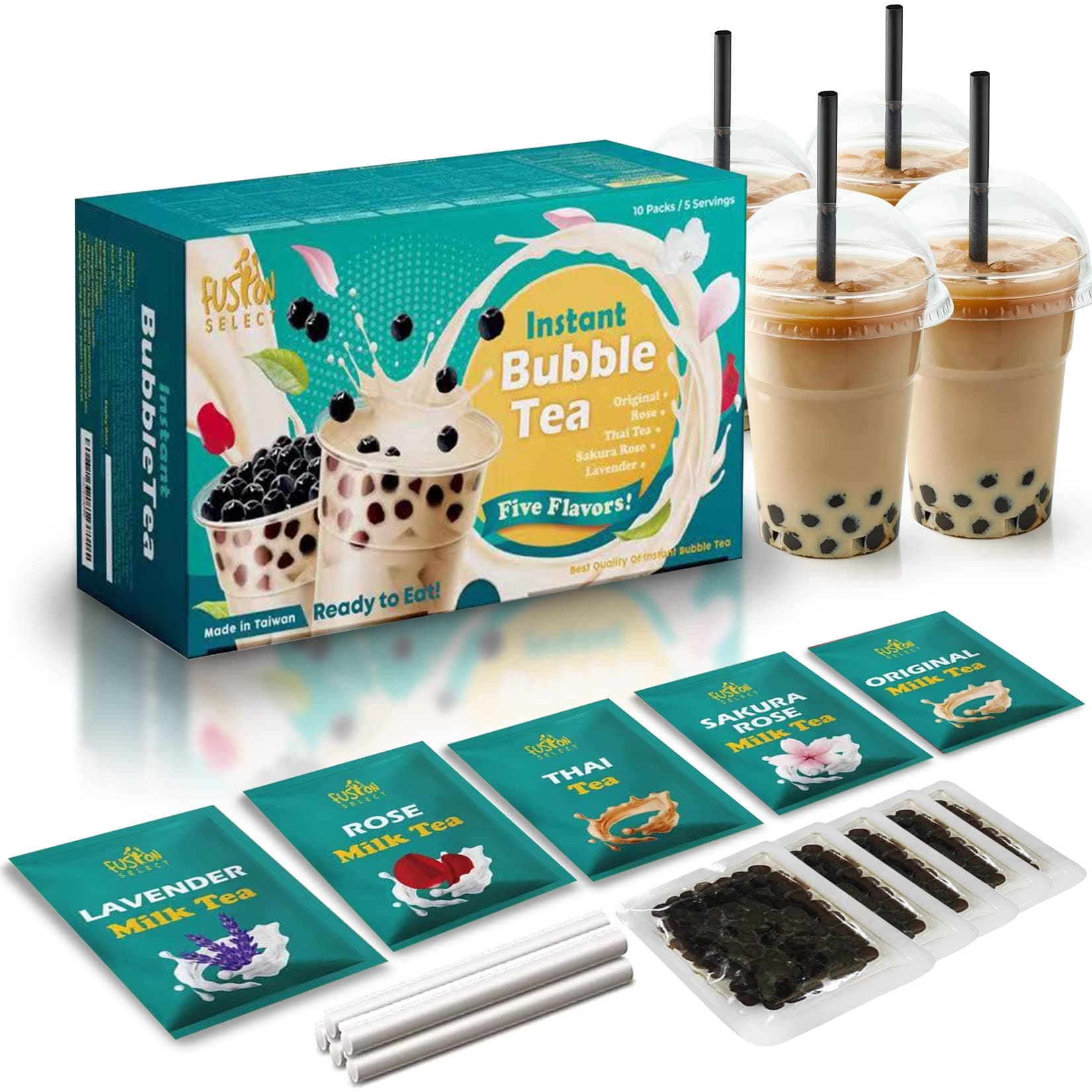 Floral Bubble Tea Kit