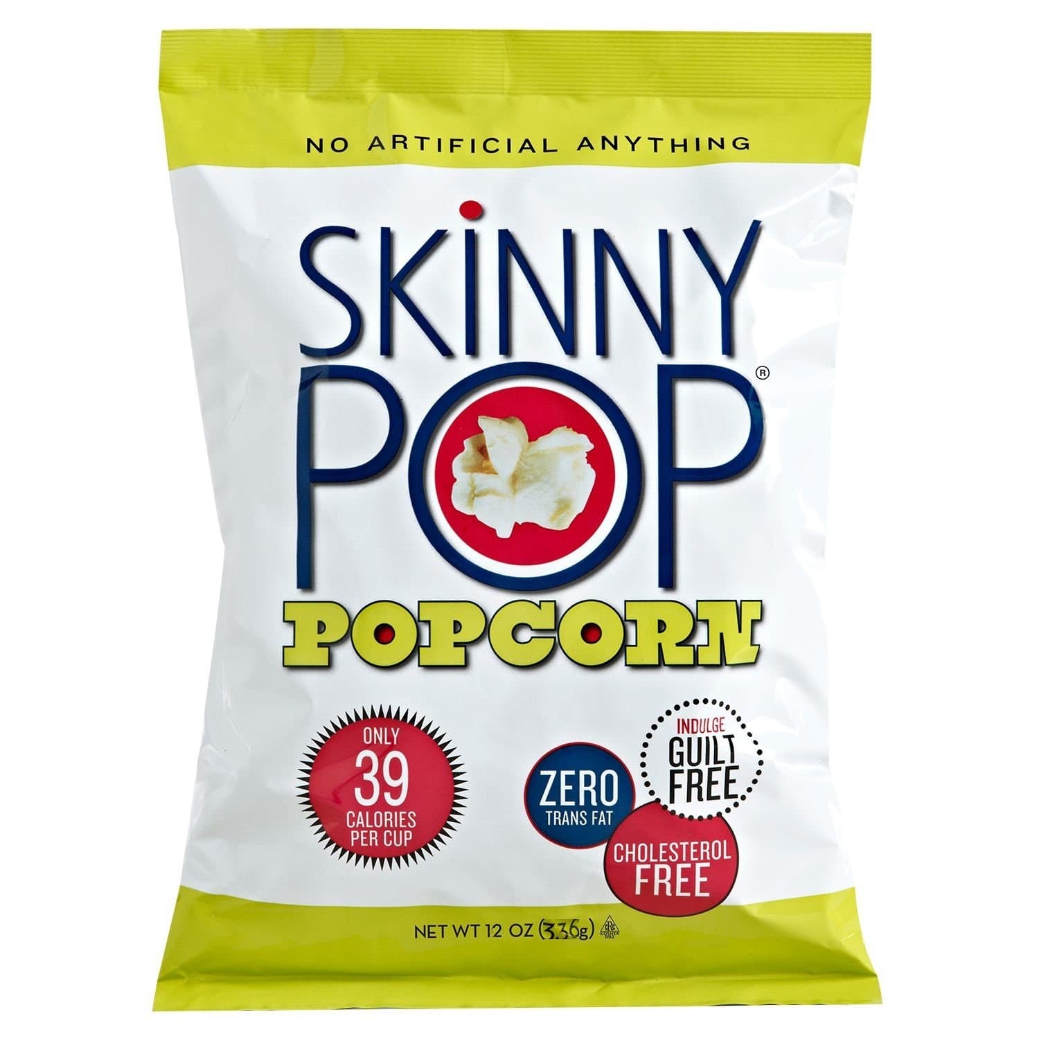 Skinny Pop All Natural Popcorn, 12-Ounce