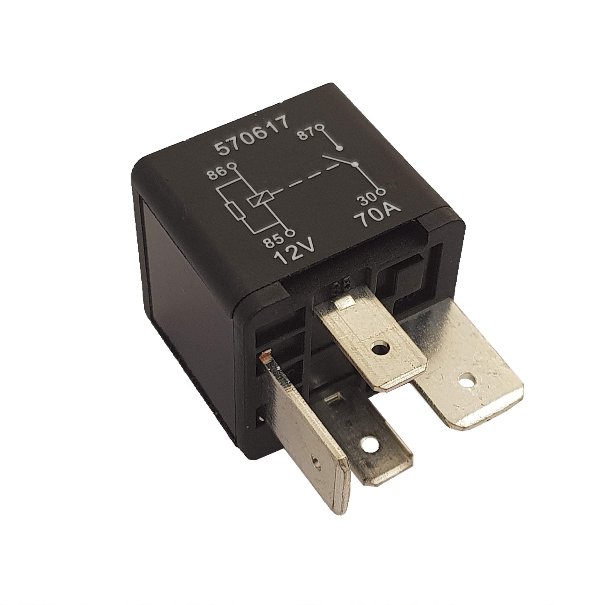 BRITPART AIR Suspension Compressor Relay to AMP Pump 12V 70A Compatible with Land Rover Range Rover 2003-2009 / RR Sport 2005-2009 / Discovery 3 2005-2009 / Discovery 4 2010-2012 / YWB500220