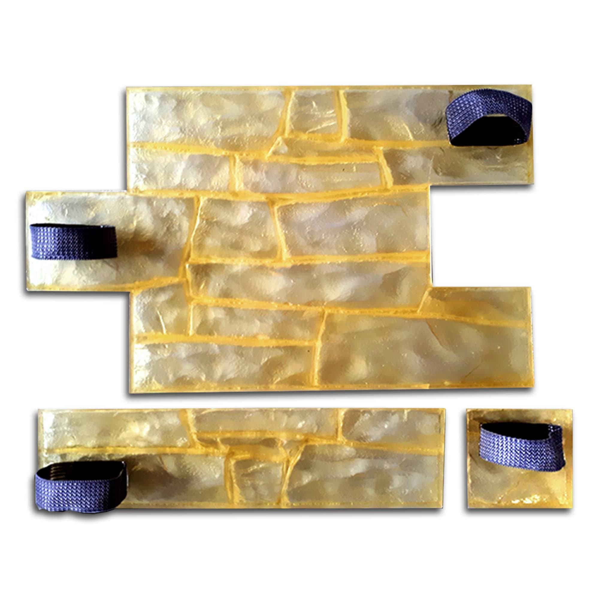 - Set of Polyurethane Mat Stamps GRANITE CHIPPED | Concrete Cement Stamping Pattern Imprint Decorative Texture Mold Tool Texturing