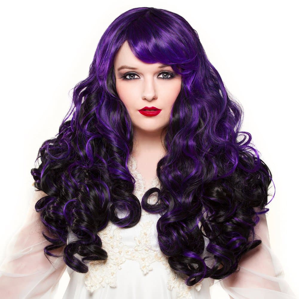 Gothic Lolita Wigs Big Curls Styled Violetta Wig - 00721