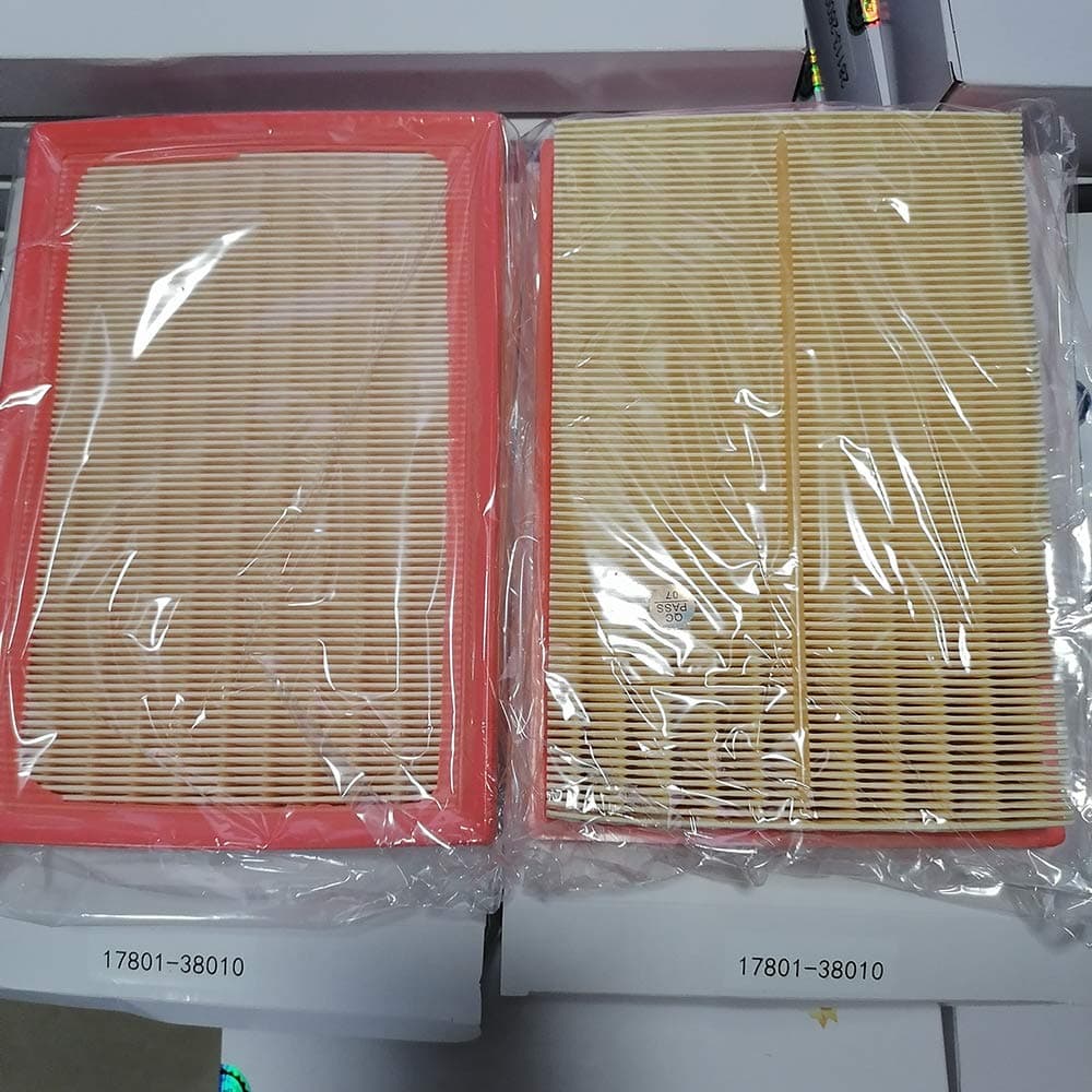 IDIYA New OEM 17801-0V020 17801-0V100 17801-38010 1780138010 Auto Parts Nano Silver PM2.5 Multi-efficiency Air Filter Cleaner Element Replacement Fits for LS RX Avalon Camry RAV4 (1 Pack)