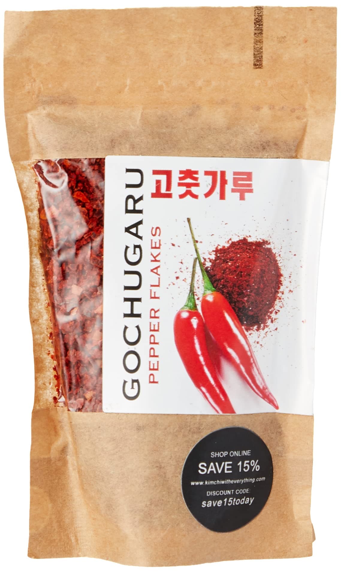 Kimchi with Everything Gochugaru Kimchi Chilli Pepper Flakes, 50g | Korean Red Pepper Flakes, Freshly Sourced Ingredients | Bag Packaging