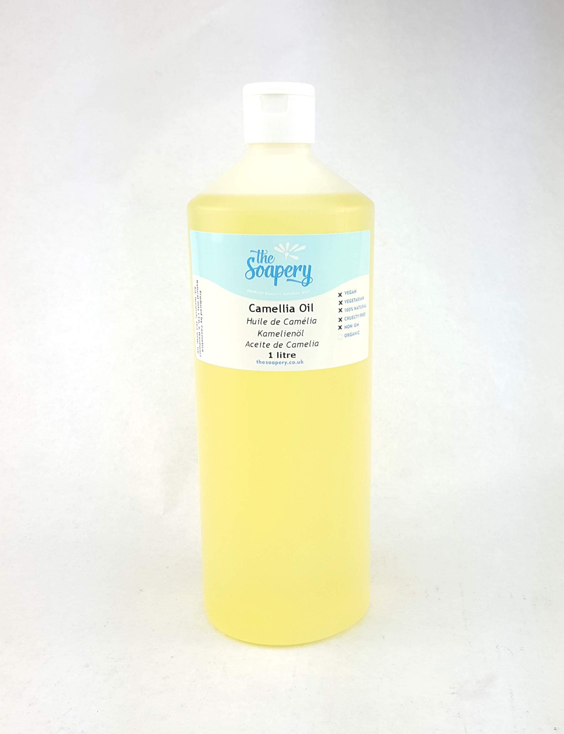 TheSoapery Camellia Oil 1 litre - Cold Pressed, Undiluted