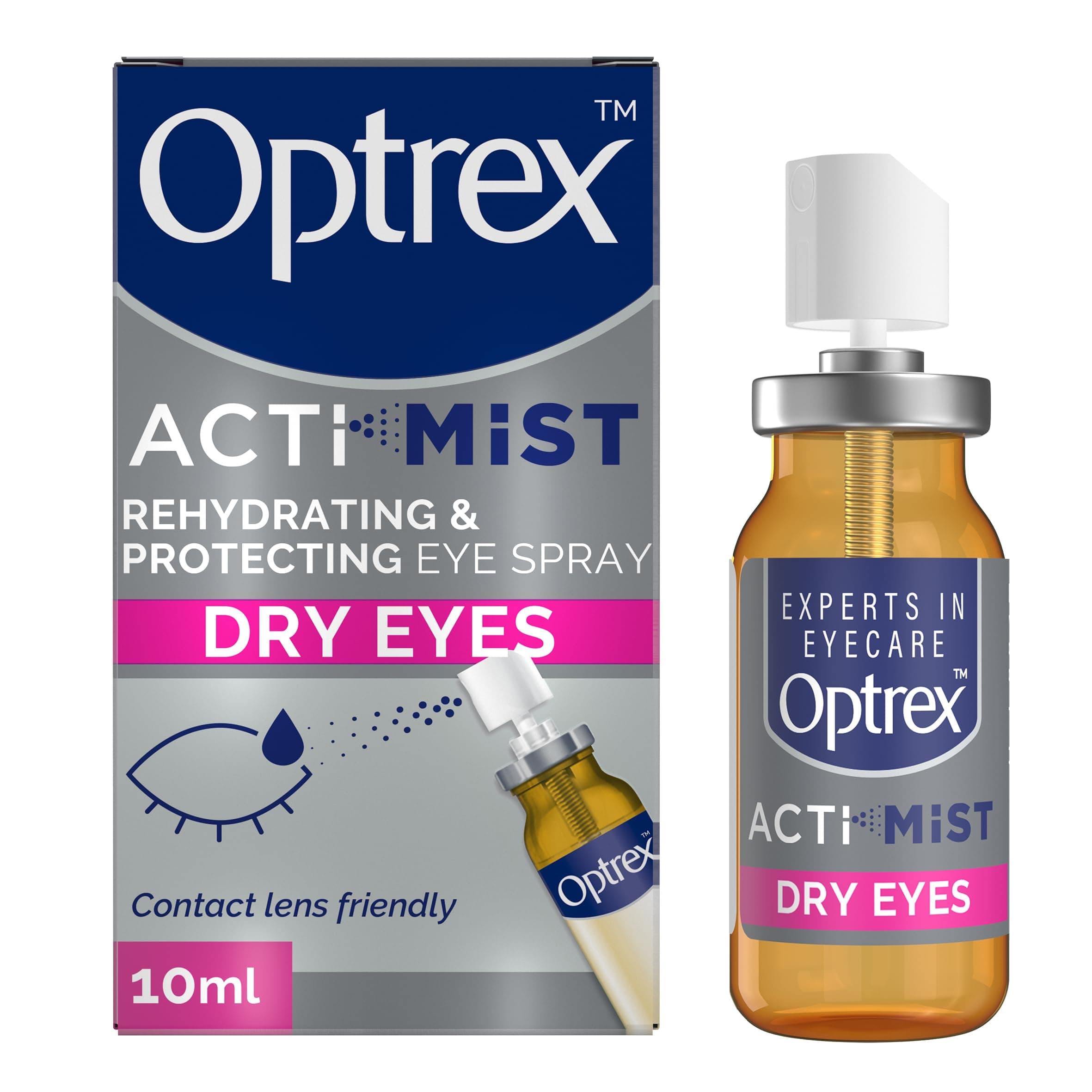 ActiMist 2in1 Eye Spray for Dry + Irritated Eyes 0.34oz (10ml)