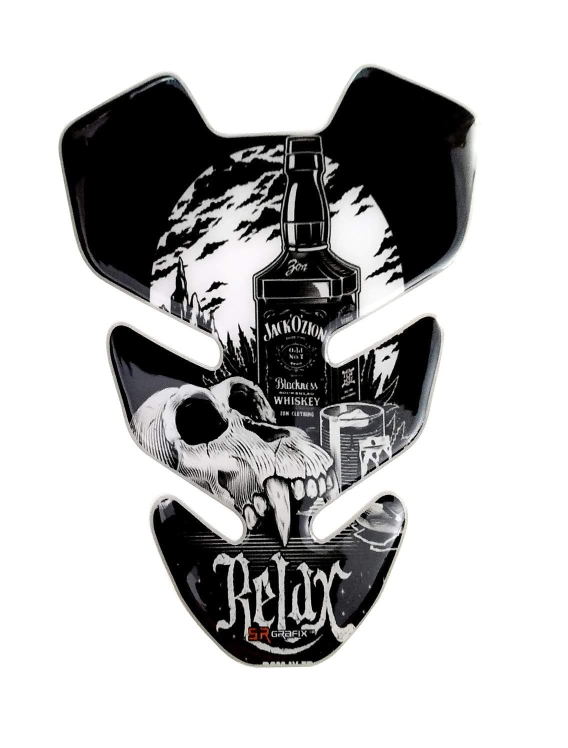 Reldx Universal Customize Decal Vinyl Bike Tank Pad Sticker