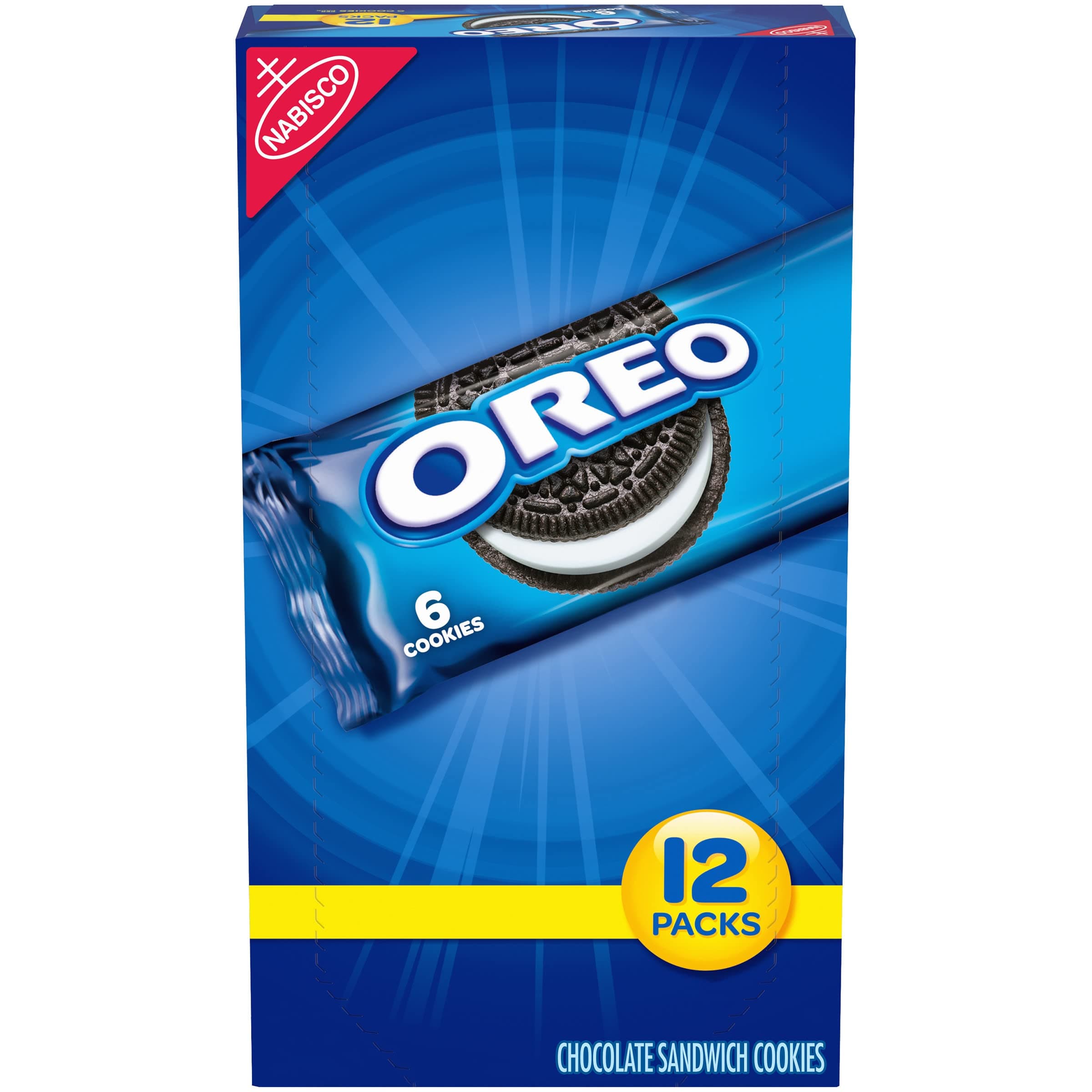 Nabisco Oreo Cookies, 2.4oz/68 g (Pack of 12)