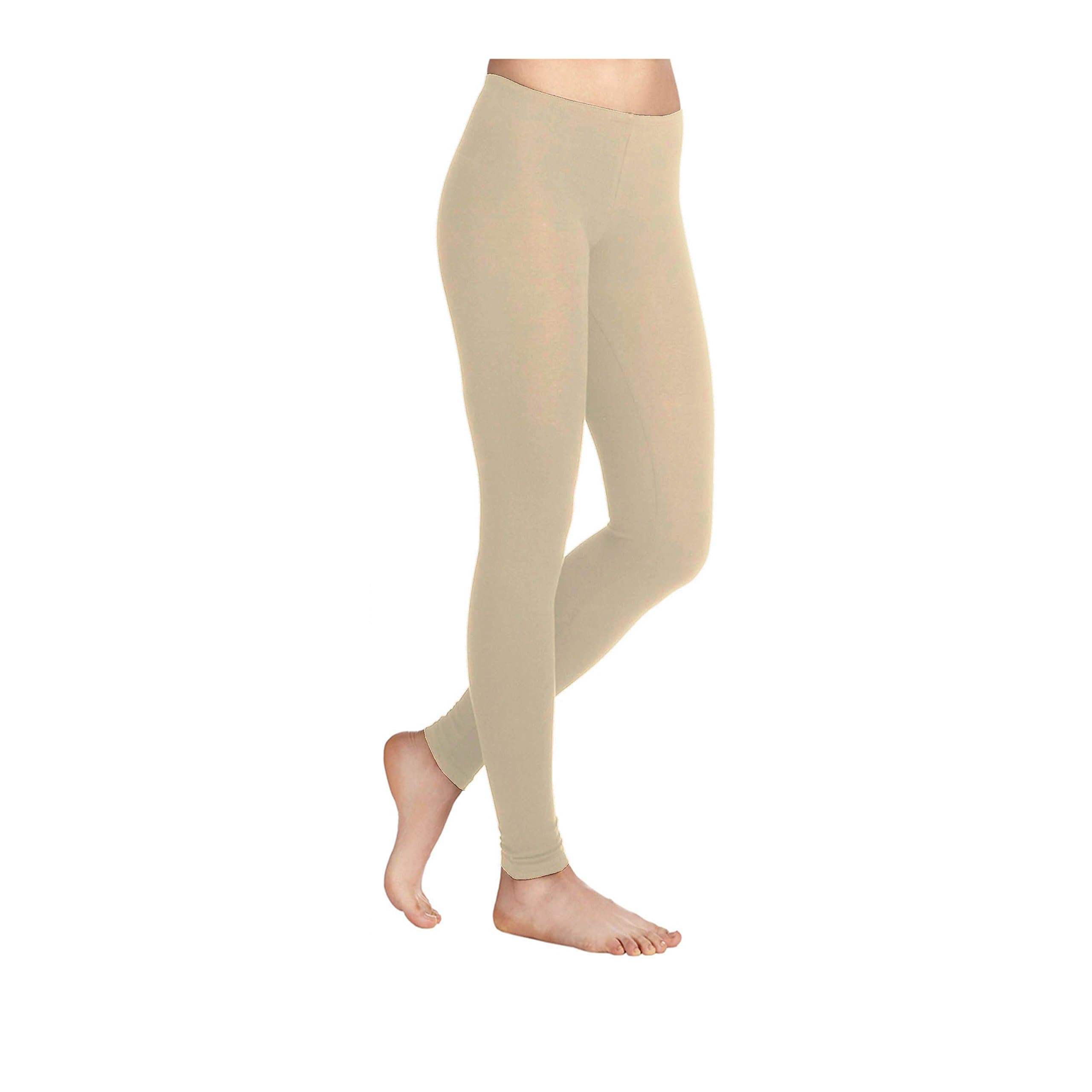 MisslovedPlain Stretchy Viscose Lycra Leggings Sizes UK 8-26 * 30 Colours *