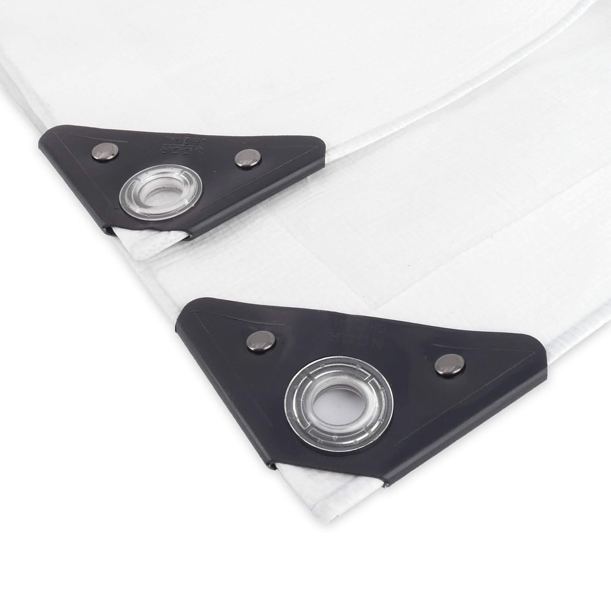 Noor Tarpaulin, 200 g/m², 2.00 x 2.00 m, Color: white, PP/PE