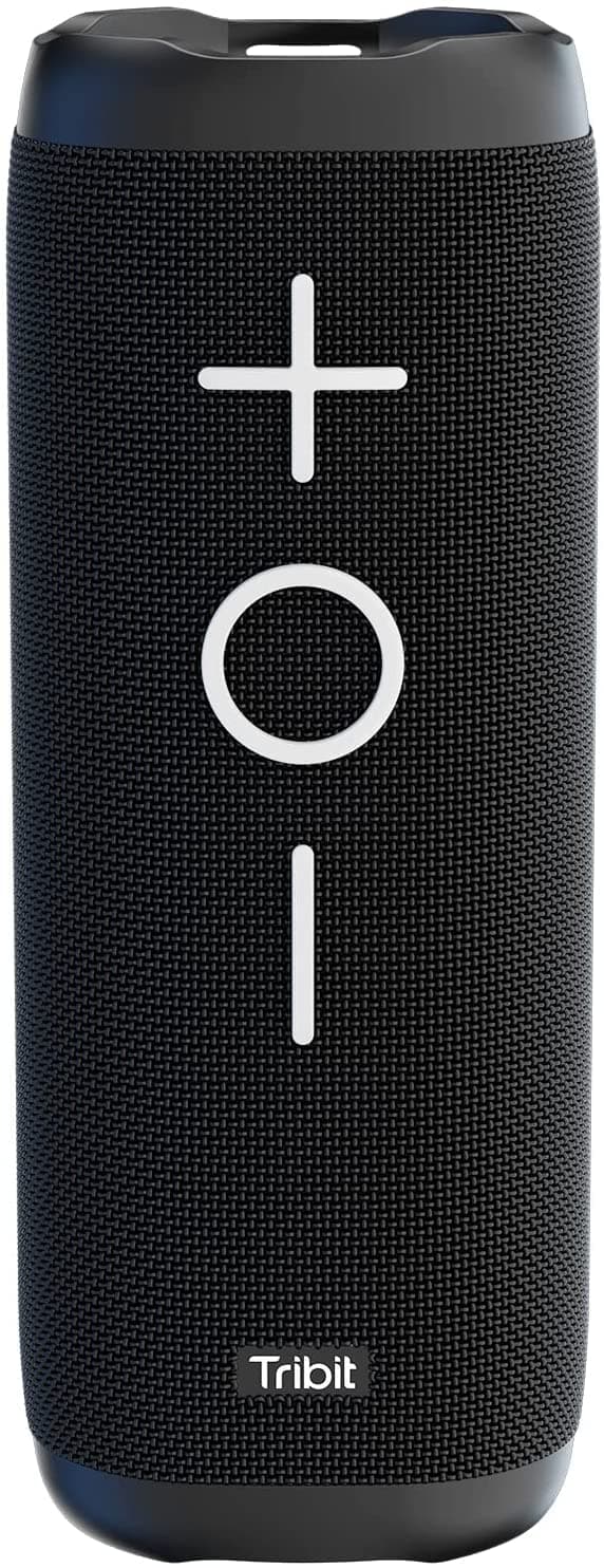 Tribit Bluetooth Speakers, StormBox 24W Portable Bluetooth Speakers, 360° Full Surround Sound, Extended XBass, Wireless Dual Pairing, IPX7 Waterproof, 20 Hours Runtime Speaker-The Telegraph's Choice