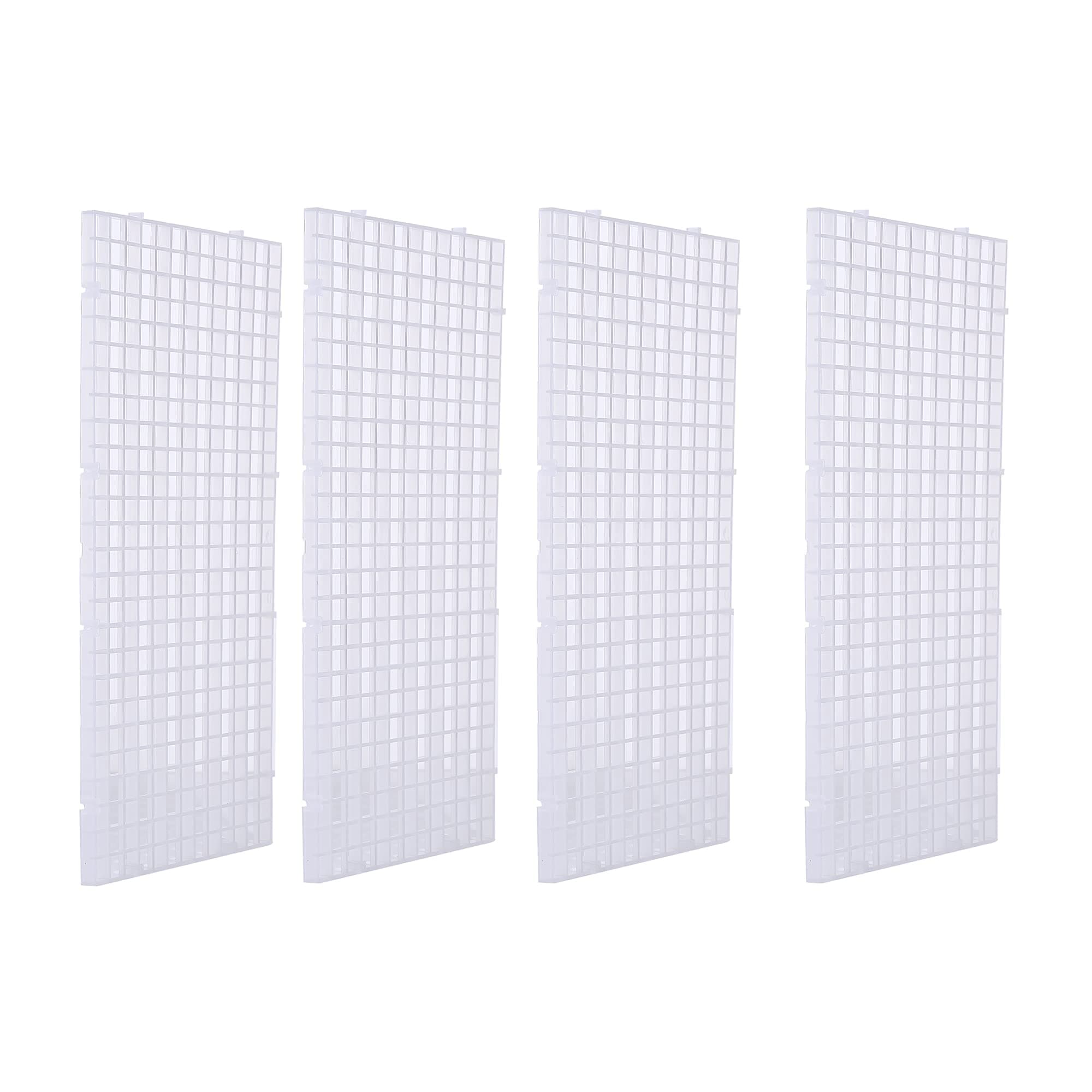 Aquarium Fish Tank Bottom Isolation, Grid Divider Tray Egg 4 Pcs (S 4pcs)