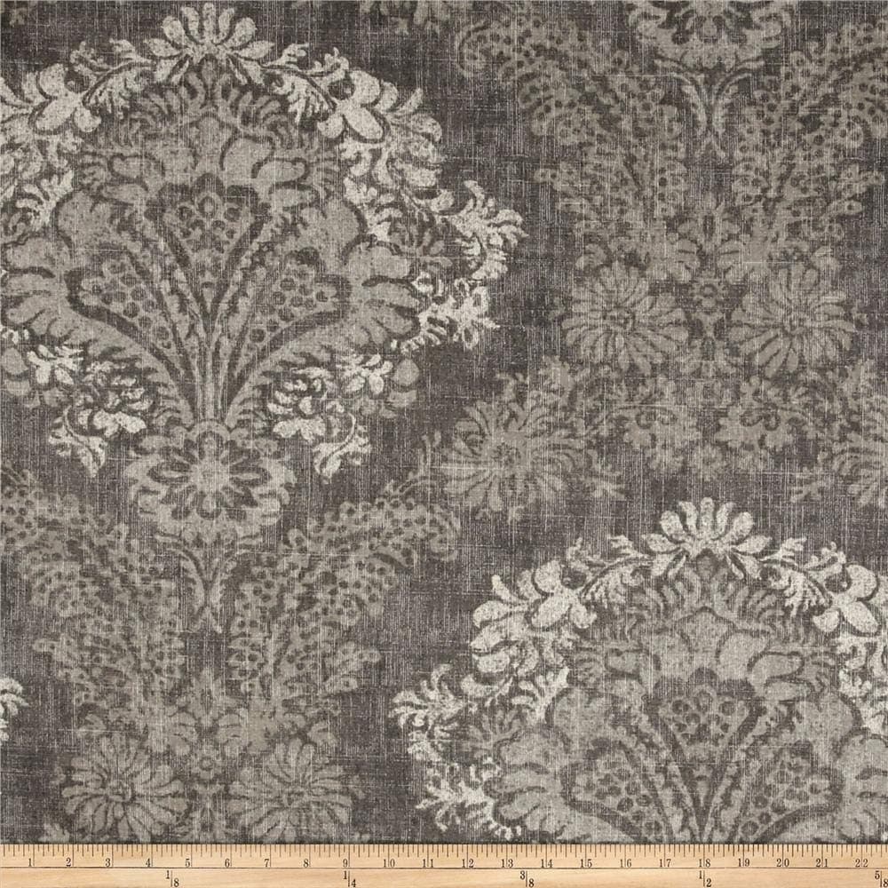 Magnolia Home Fashions Hamilton Grey, Fabric by the Yard