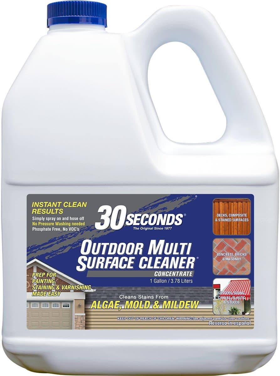 30 SECONDS Cleaners Outdoor Cleaner for Stains From Algae, Mold